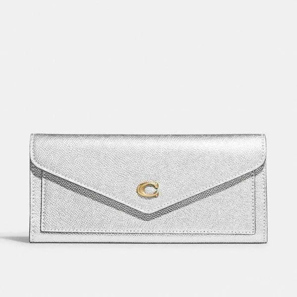 Carteira Wyn Soft Coach - Prata