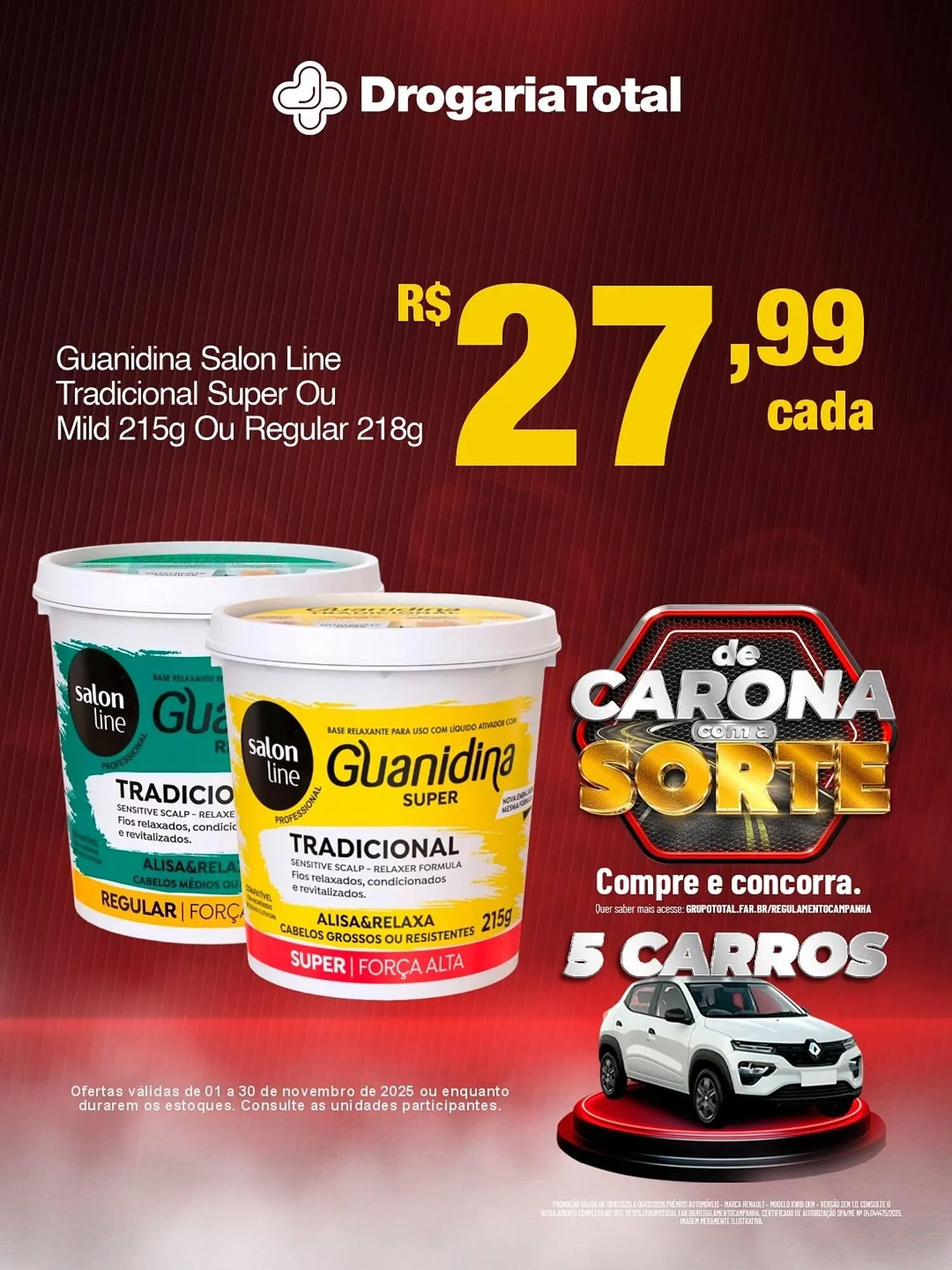 Encarte de Catálogo Drogaria Total 12 de novembro até 30 de novembro 2025 - Pagina 1