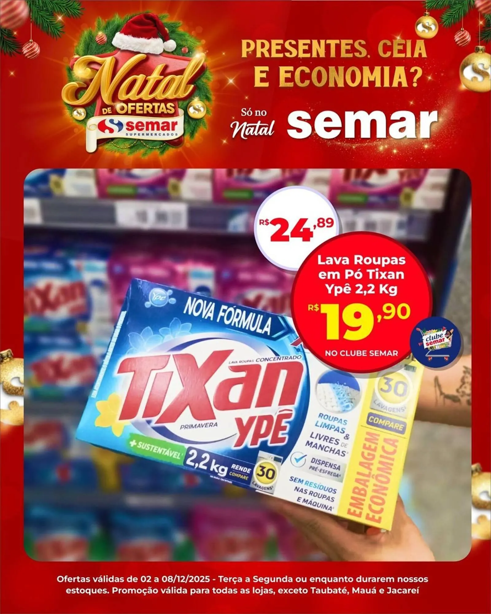 Encarte de Folheto Semar Supermercado 2 de dezembro até 8 de dezembro 2025 - Pagina 10