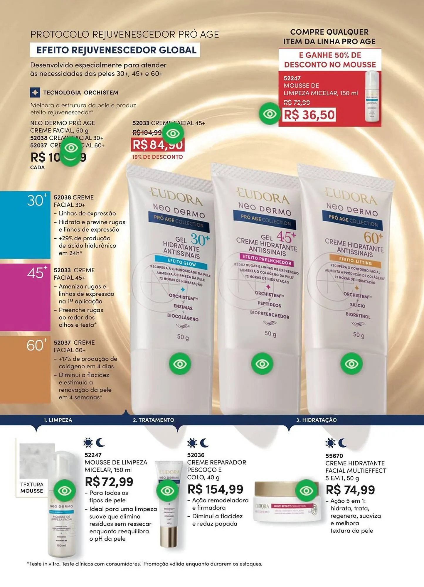 Encarte de Catálogo Eudora 1 de abril até 1 de maio 2026 - Pagina 48