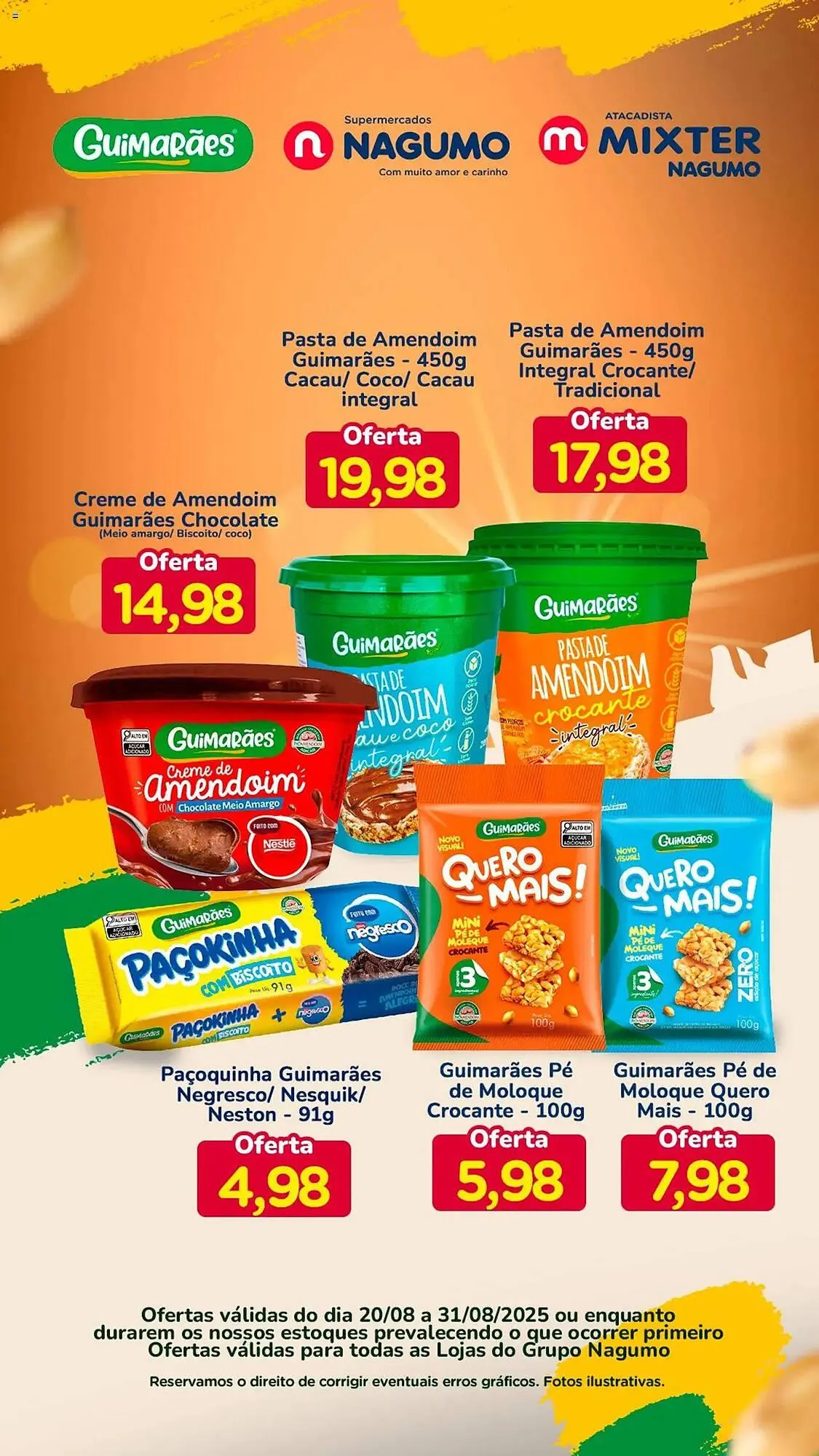 Encarte de Catálogo Nagumo 20 de agosto até 31 de agosto 2025 - Pagina 1