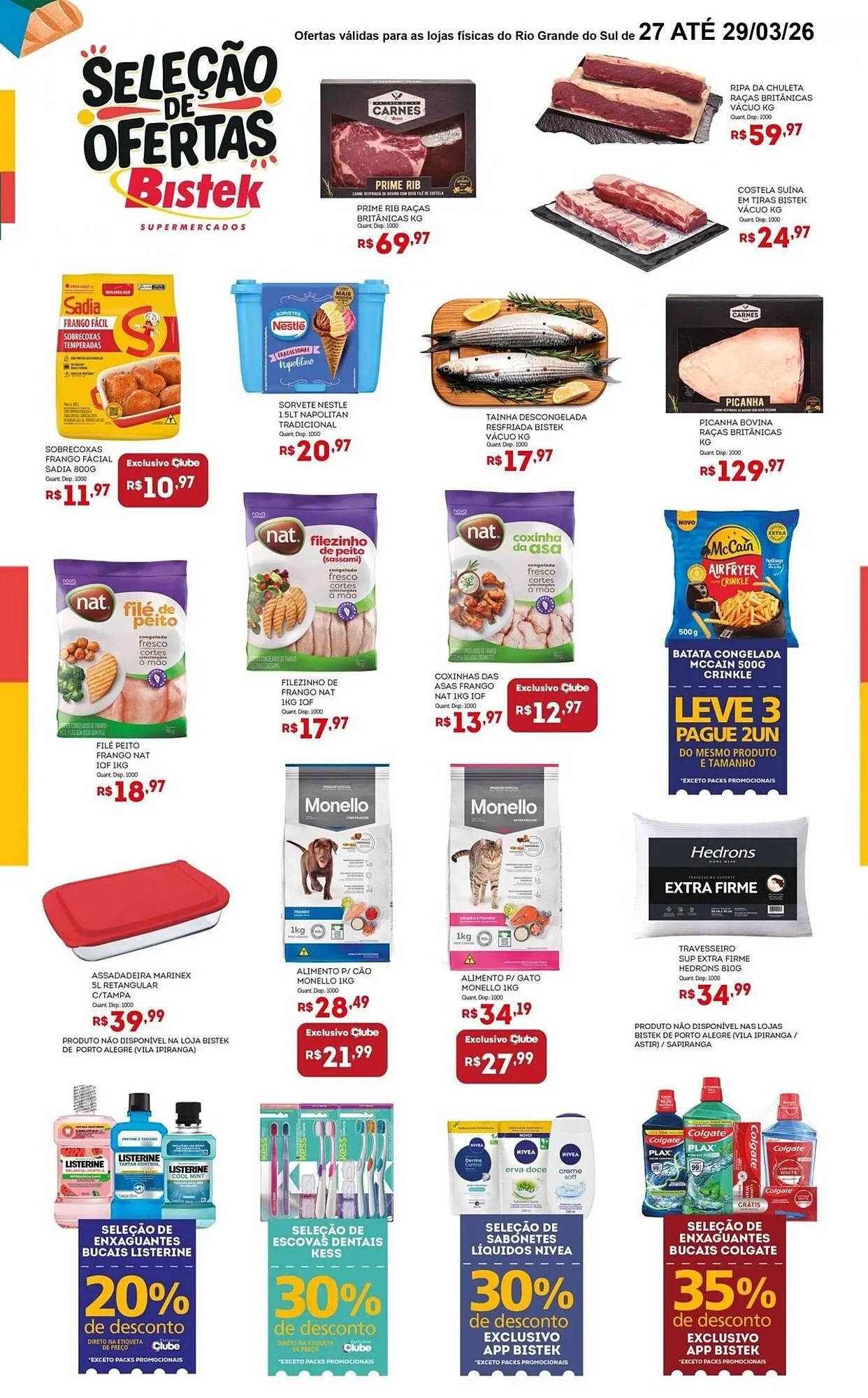 Encarte de Encarte Bistek Supermercados 27 de março até 29 de março 2026 - Pagina 3