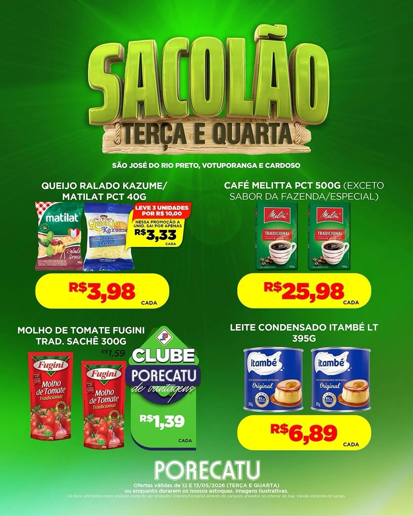 Encarte de Catálogo Supermercado Porecatu 12 de maio até 13 de maio 2026 - Pagina 13