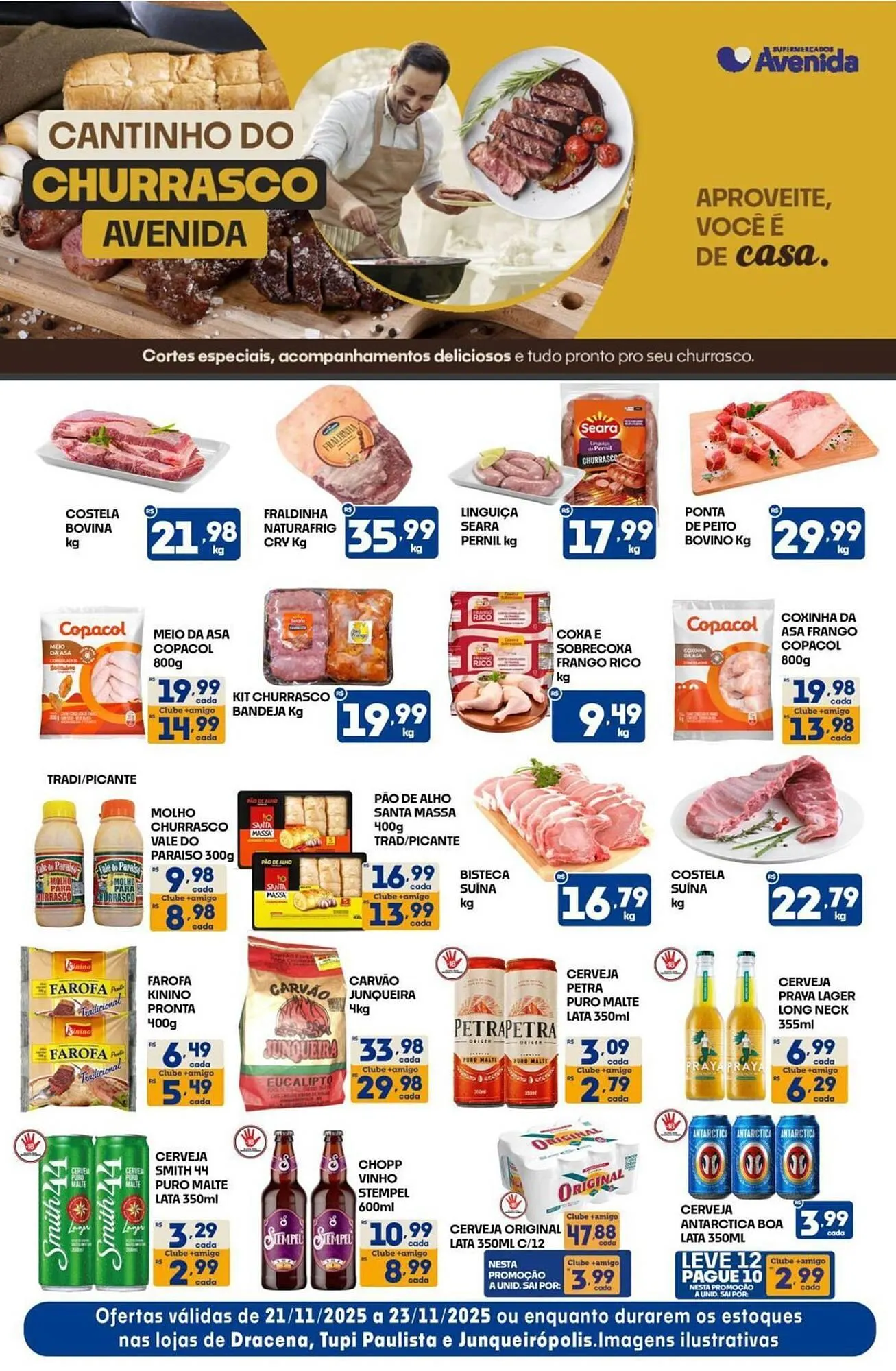 Encarte de Catálogo Supermercados Avenida 21 de novembro até 23 de novembro 2025 - Pagina 1