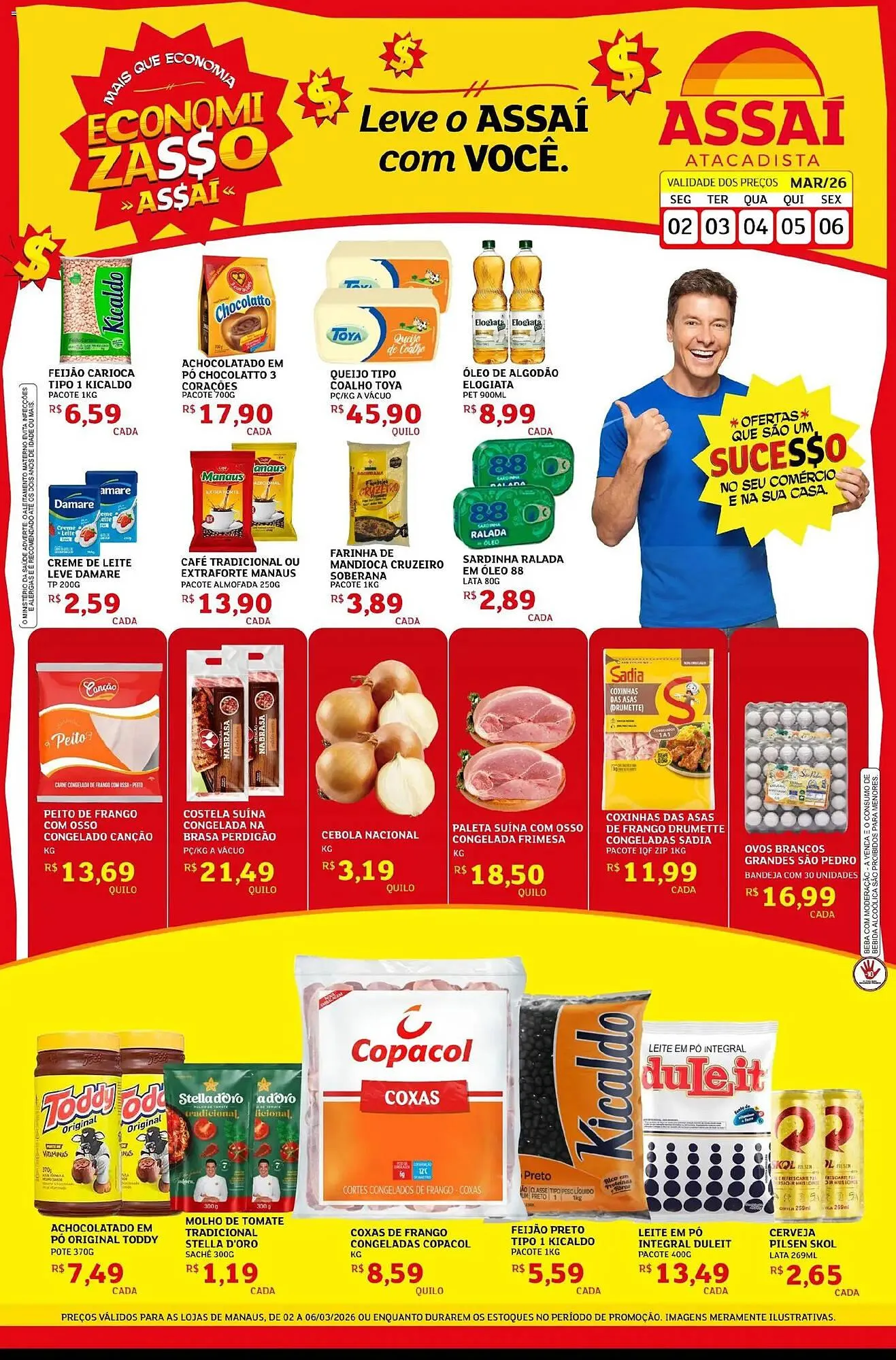 Encarte de Encarte Assaí Atacadista 2 de março até 6 de março 2026 - Pagina 1