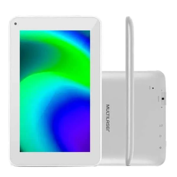 Tablet M7 NB356, 32GB de Memória, Câmera Frontal de 2MP, Conexão Wi-Fi, Android 11, Branco, Multi - PT 1 UN