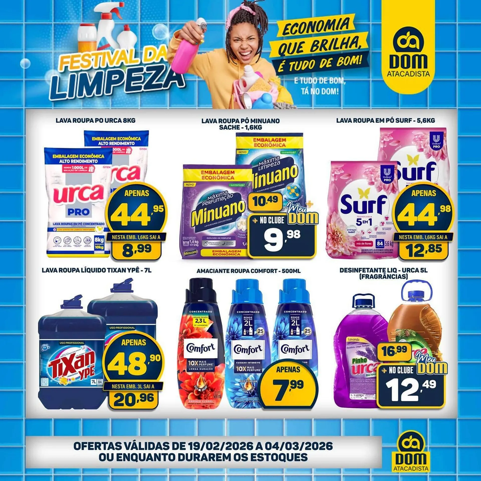 Encarte de Encarte Dom Atacadista 19 de fevereiro até 4 de março 2026 - Pagina 1