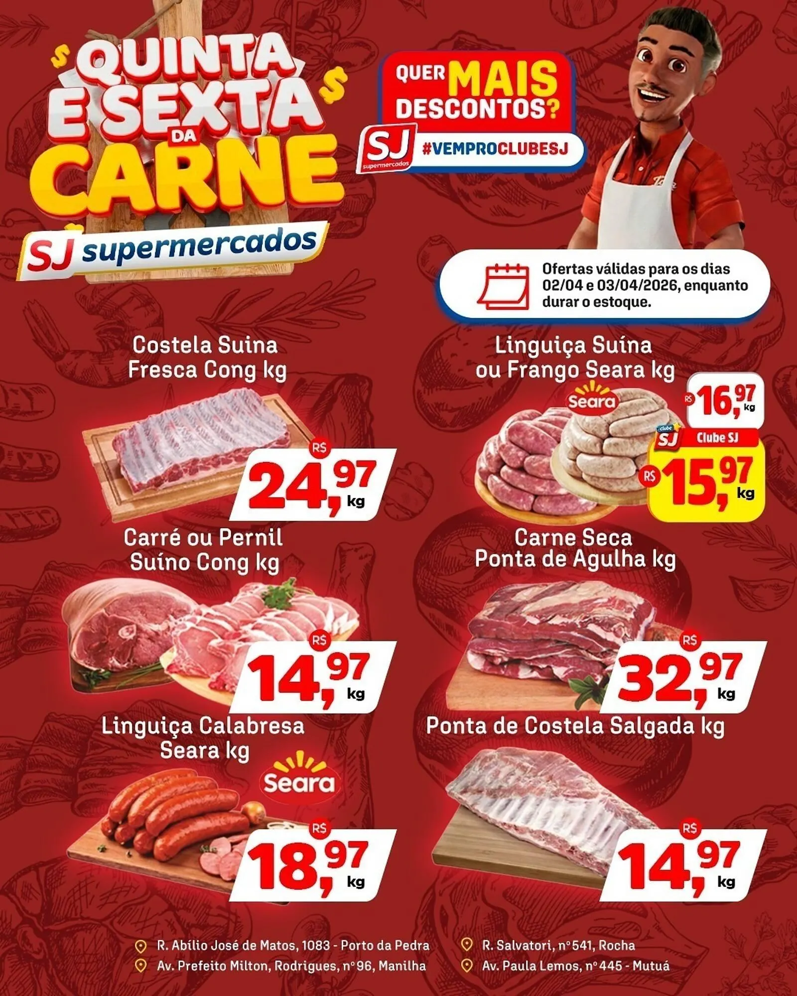 Encarte de Encarte Sj Supermercados 2 de abril até 3 de abril 2026 - Pagina 4