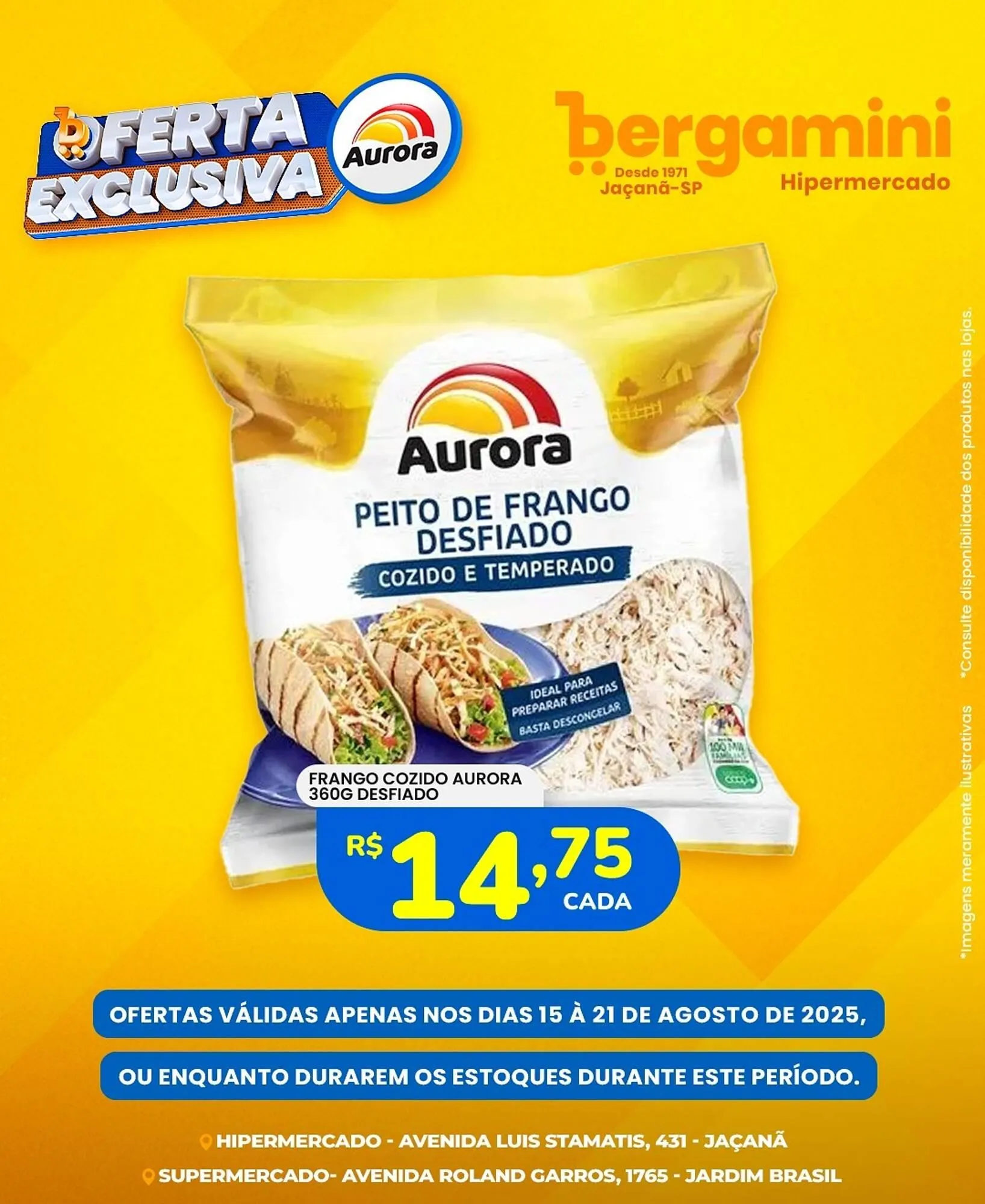 Encarte de Catálogo Supermercado Bergamini 15 de agosto até 21 de agosto 2025 - Pagina 4