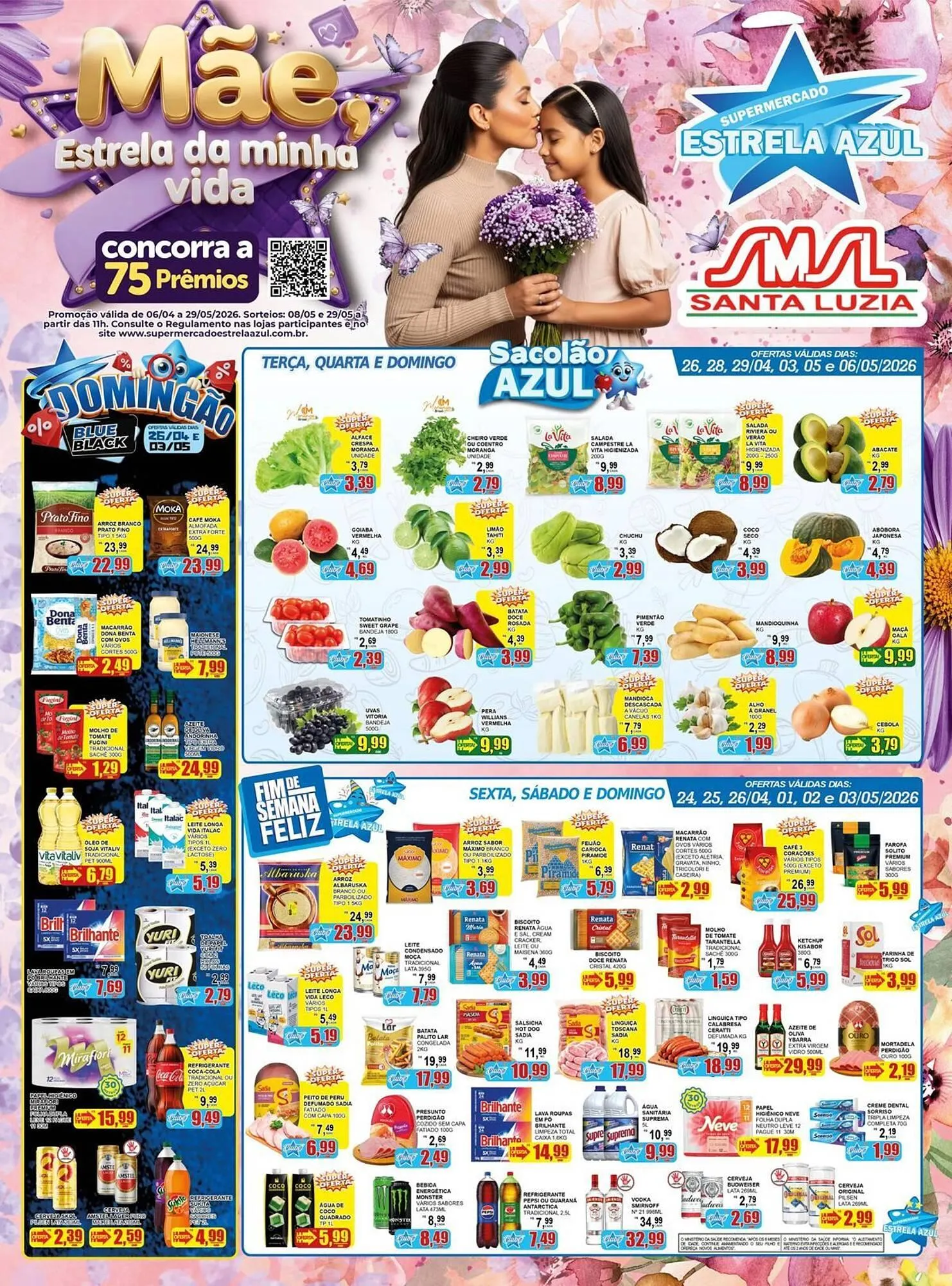 Encarte de Folheto Supermercado Estrela Azul 23 de abril até 6 de maio 2026 - Pagina 4