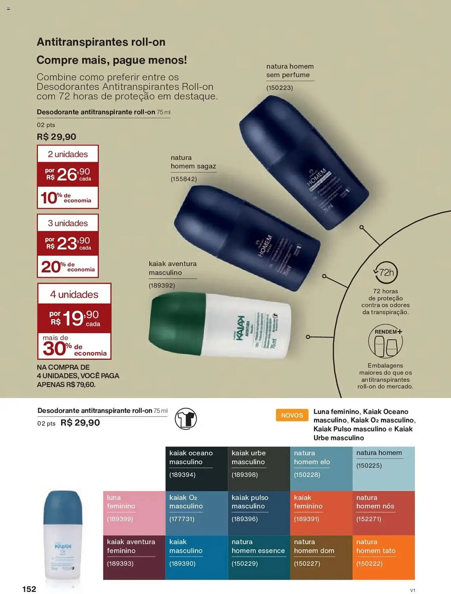 Encarte de Catálogo Natura 18 de agosto até 9 de setembro 2025 - Pagina 152