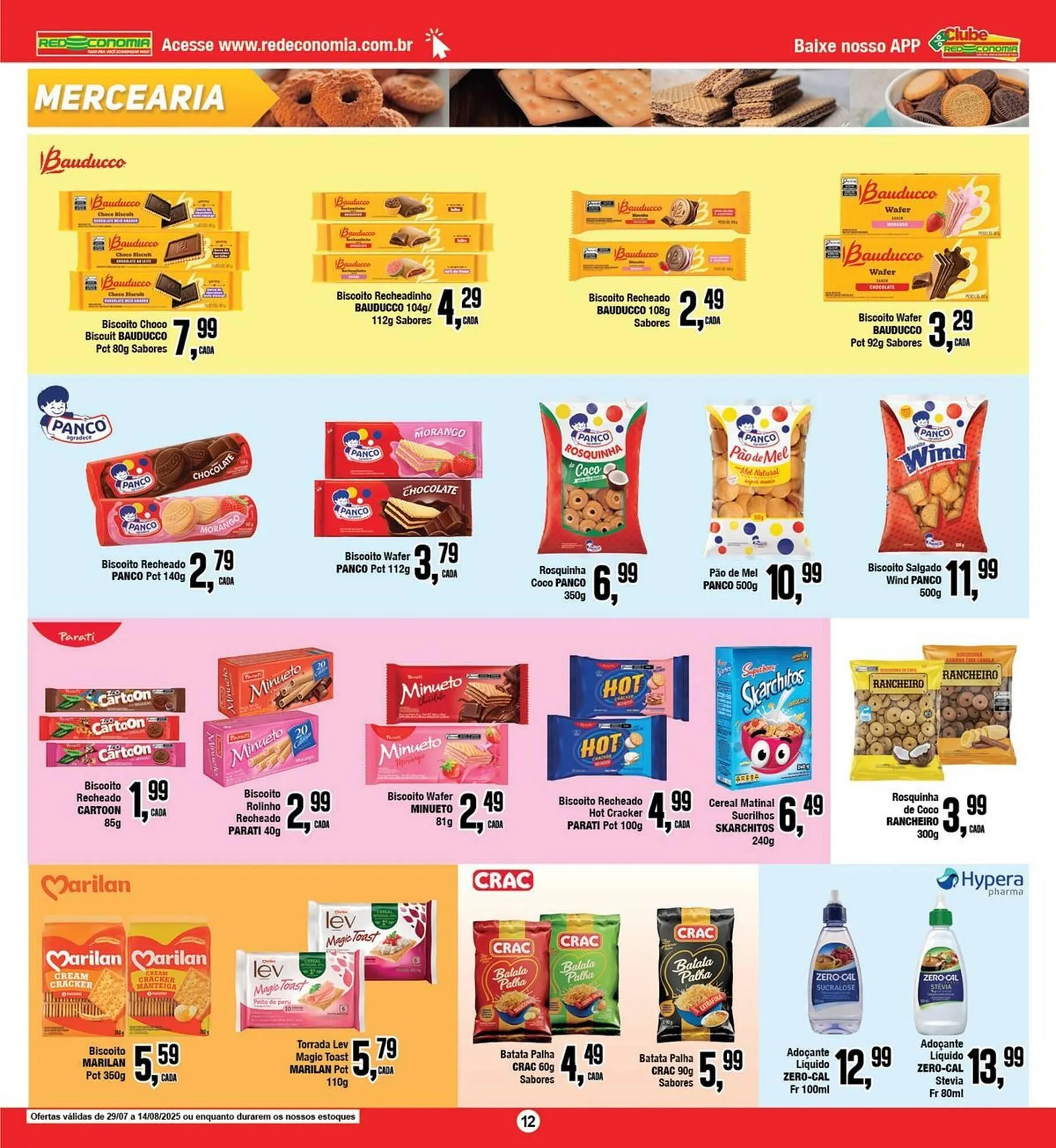 Encarte de Catálogo Rede Economia 8 de agosto até 10 de agosto 2025 - Pagina 12