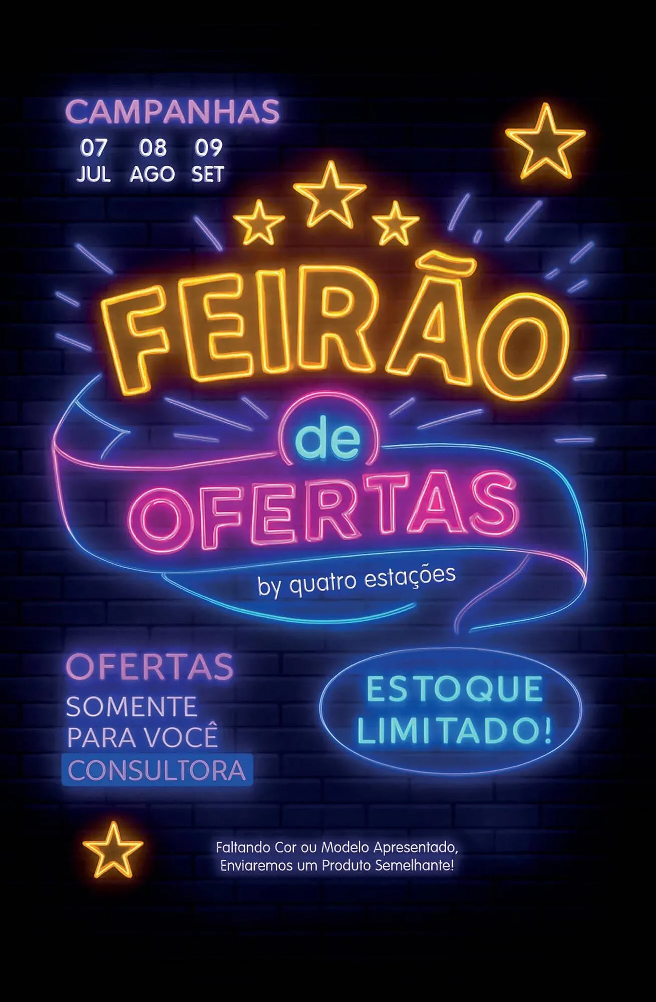 Encarte de Catálogo Quatro Estações 4 de junho até 30 de setembro 2025 - Pagina 1