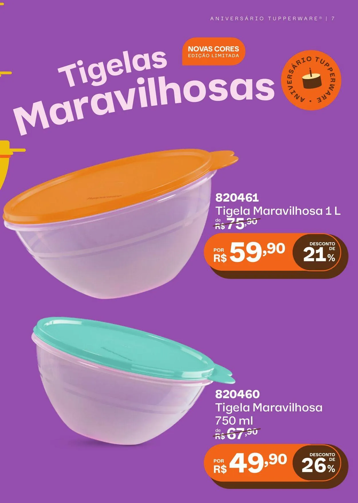Encarte de Tupperware 1 de maio até 31 de maio 2025 - Pagina 7