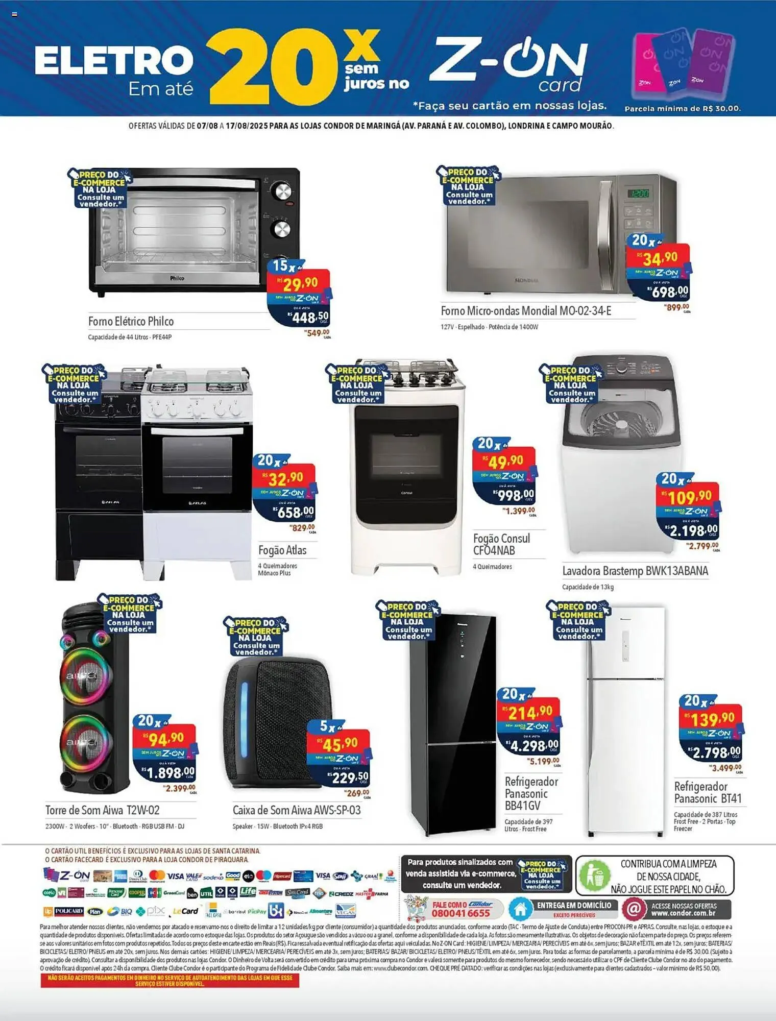 Encarte de Catálogo Supermercados Condor 7 de agosto até 17 de agosto 2025 - Pagina 2