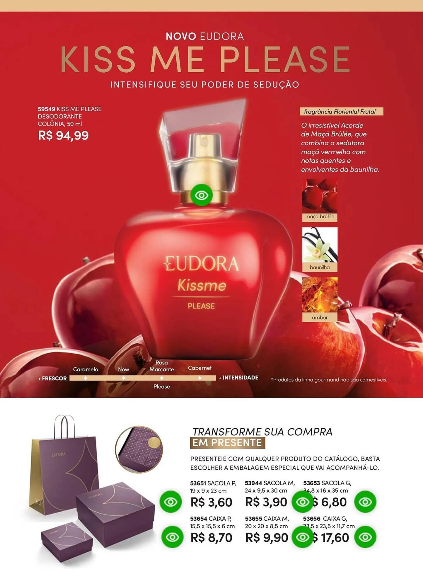 Encarte de Catálogo Eudora 4 de junho até 30 de junho 2025 - Pagina 96