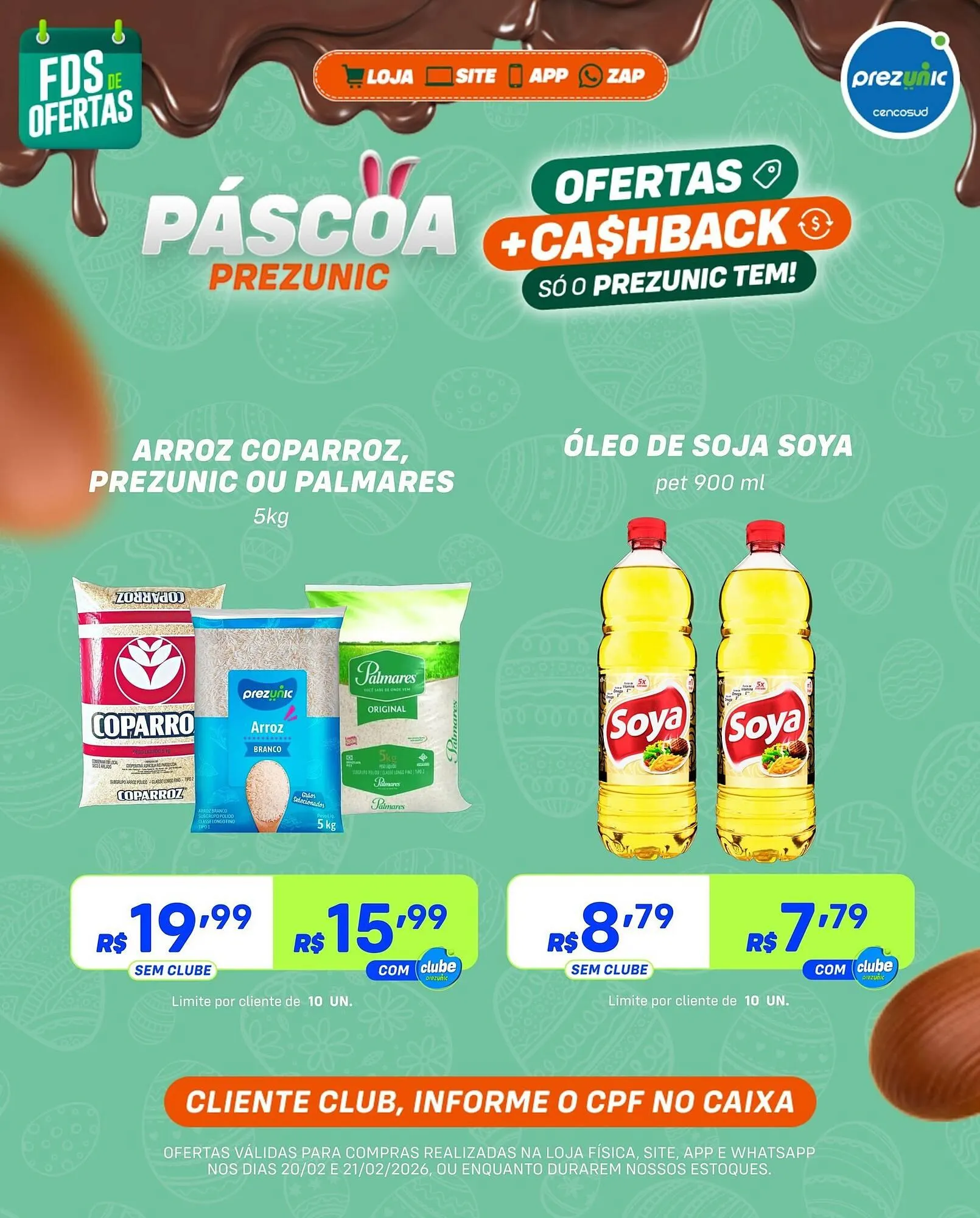 Encarte de Encarte Prezunic 20 de fevereiro até 21 de fevereiro 2026 - Pagina 4