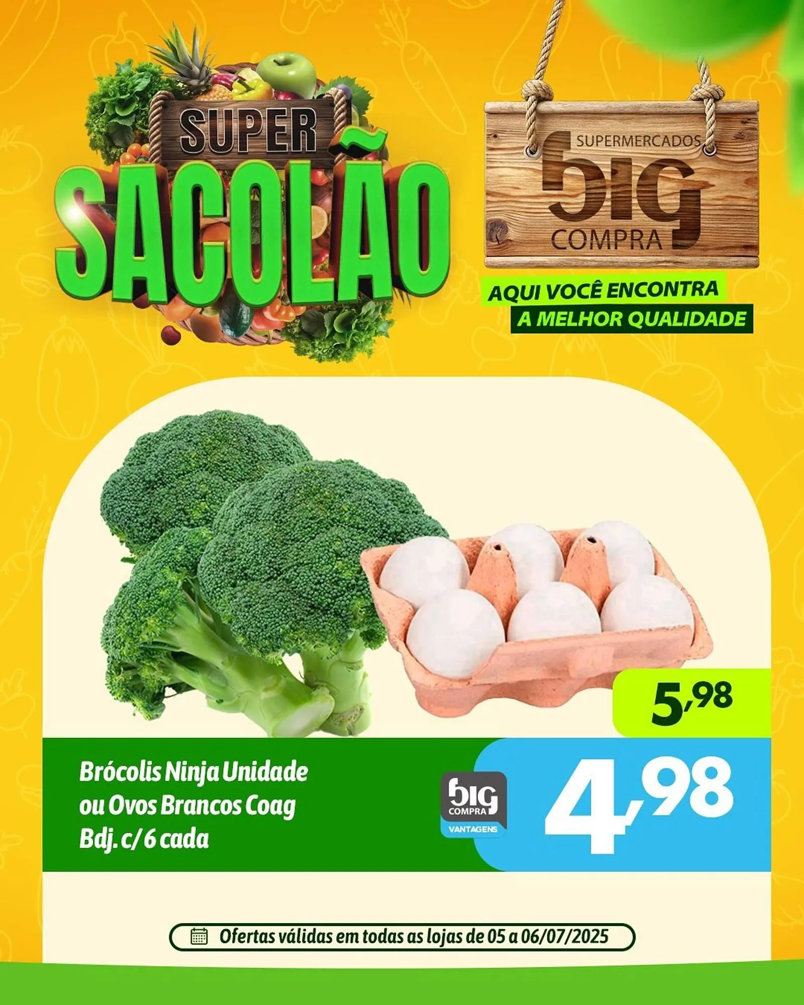 Encarte de Catálogo Supermercados Big Compra 5 de julho até 6 de julho 2025 - Pagina 5