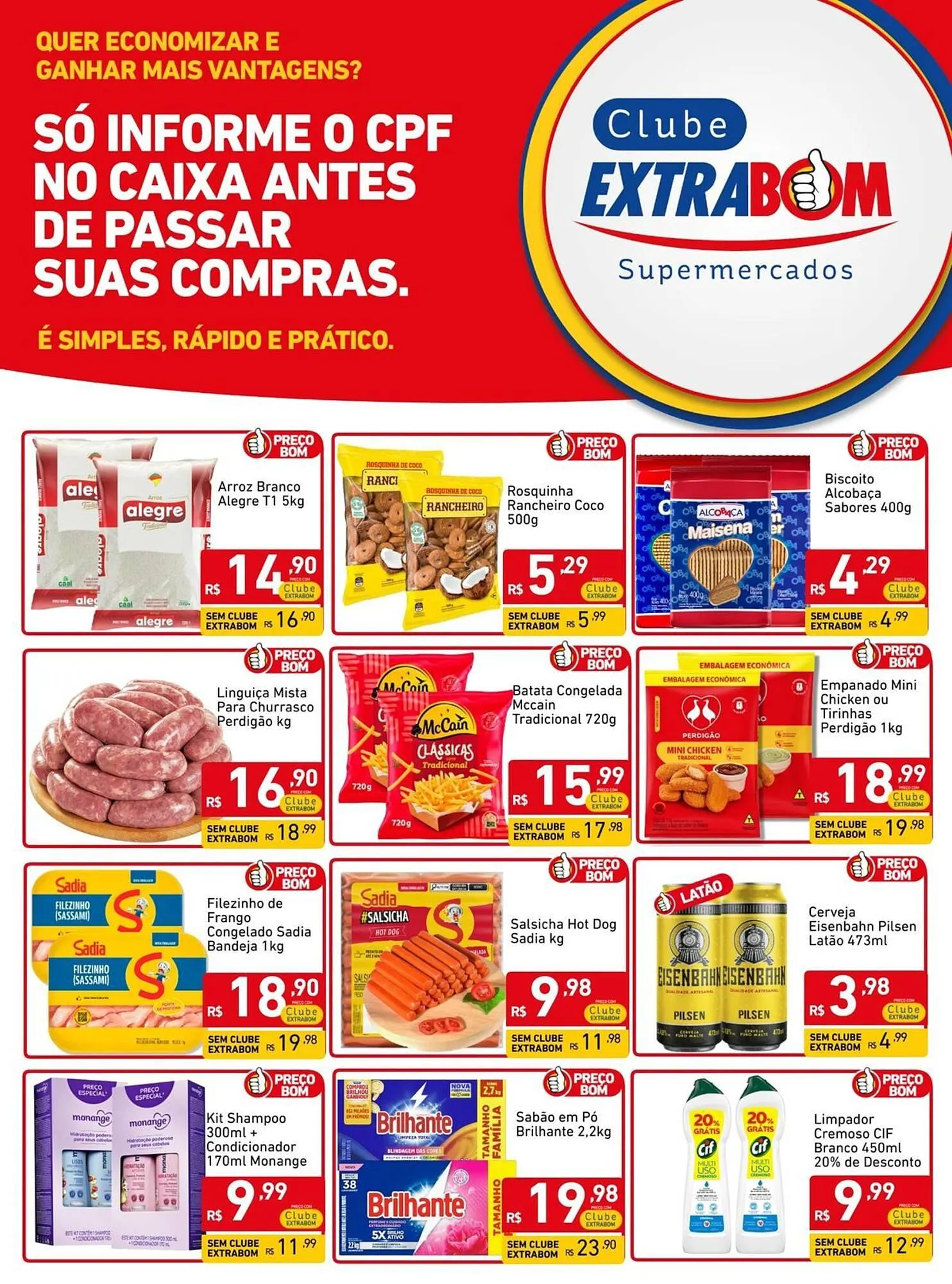Encarte de Catálogo Extrabom Supermercados 23 de abril até 6 de maio 2026 - Pagina 1