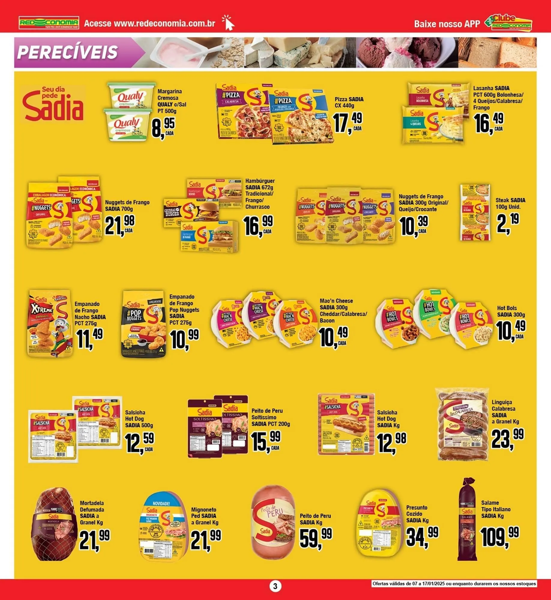 Encarte de Catálogo Rede Economia 9 de janeiro até 17 de janeiro 2025 - Pagina 3