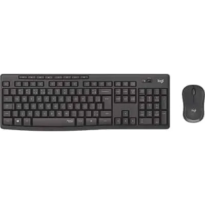 Combo Teclado e Mouse sem fio Logitech MK295 com Digitação e Clique Silencioso, Conexão USB, Pilhas Inclusas e Layout ABNT2 CX 1 UN