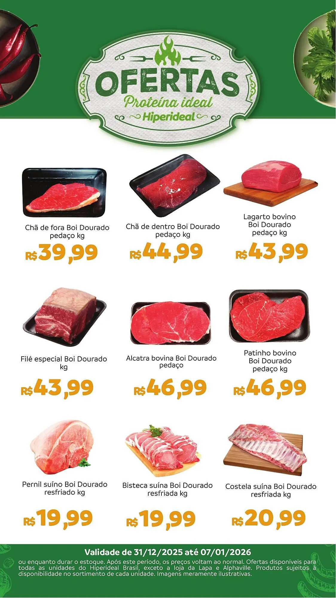 Encarte de Catálogo Hiperideal Supermercados 6 de janeiro até 7 de janeiro 2026 - Pagina 1