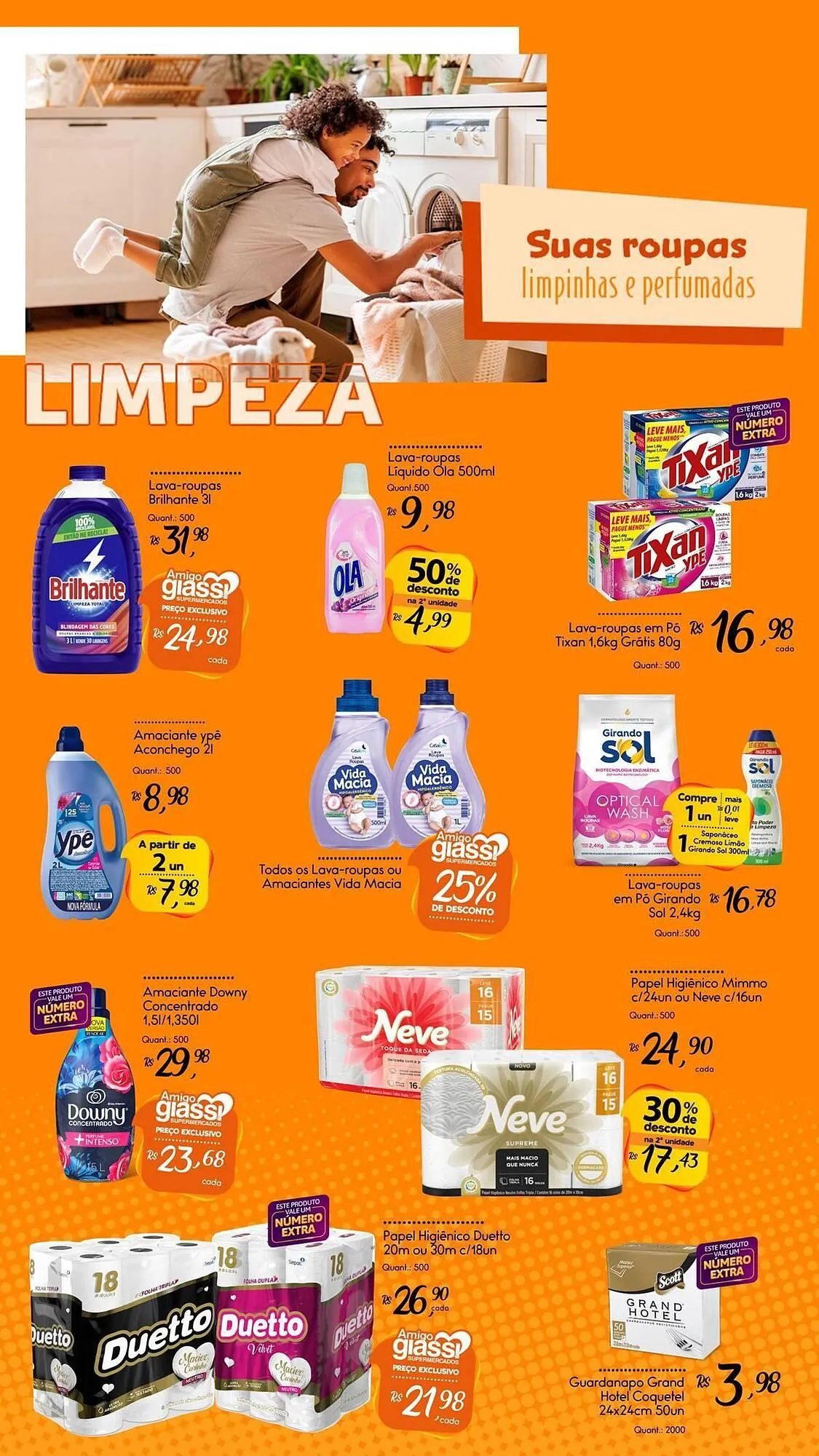 Encarte de Catálogo Giassi Supermercados 4 de julho até 17 de julho 2025 - Pagina 24