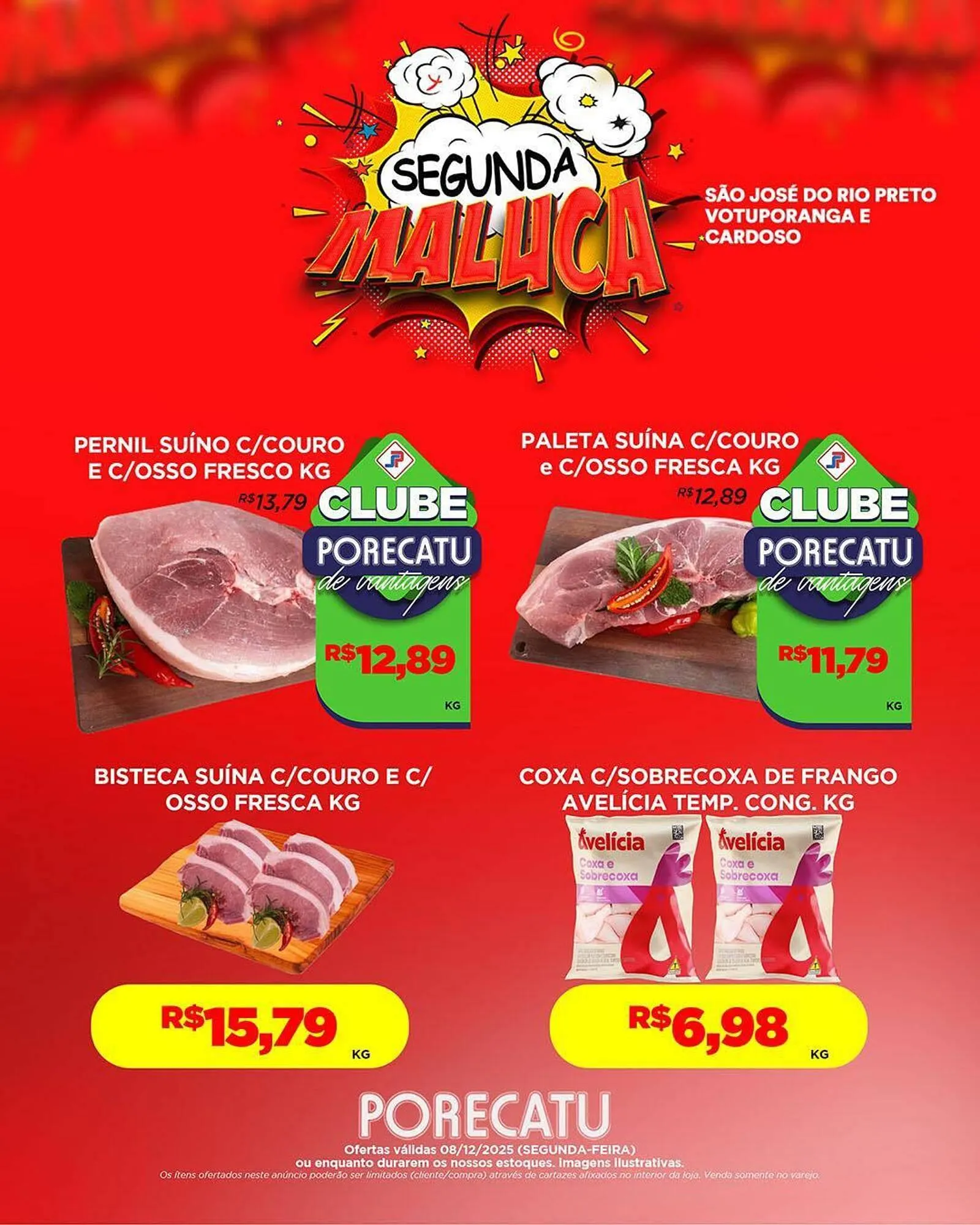 Encarte de Catálogo Supermercado Porecatu 8 de dezembro até 8 de dezembro 2025 - Pagina 1