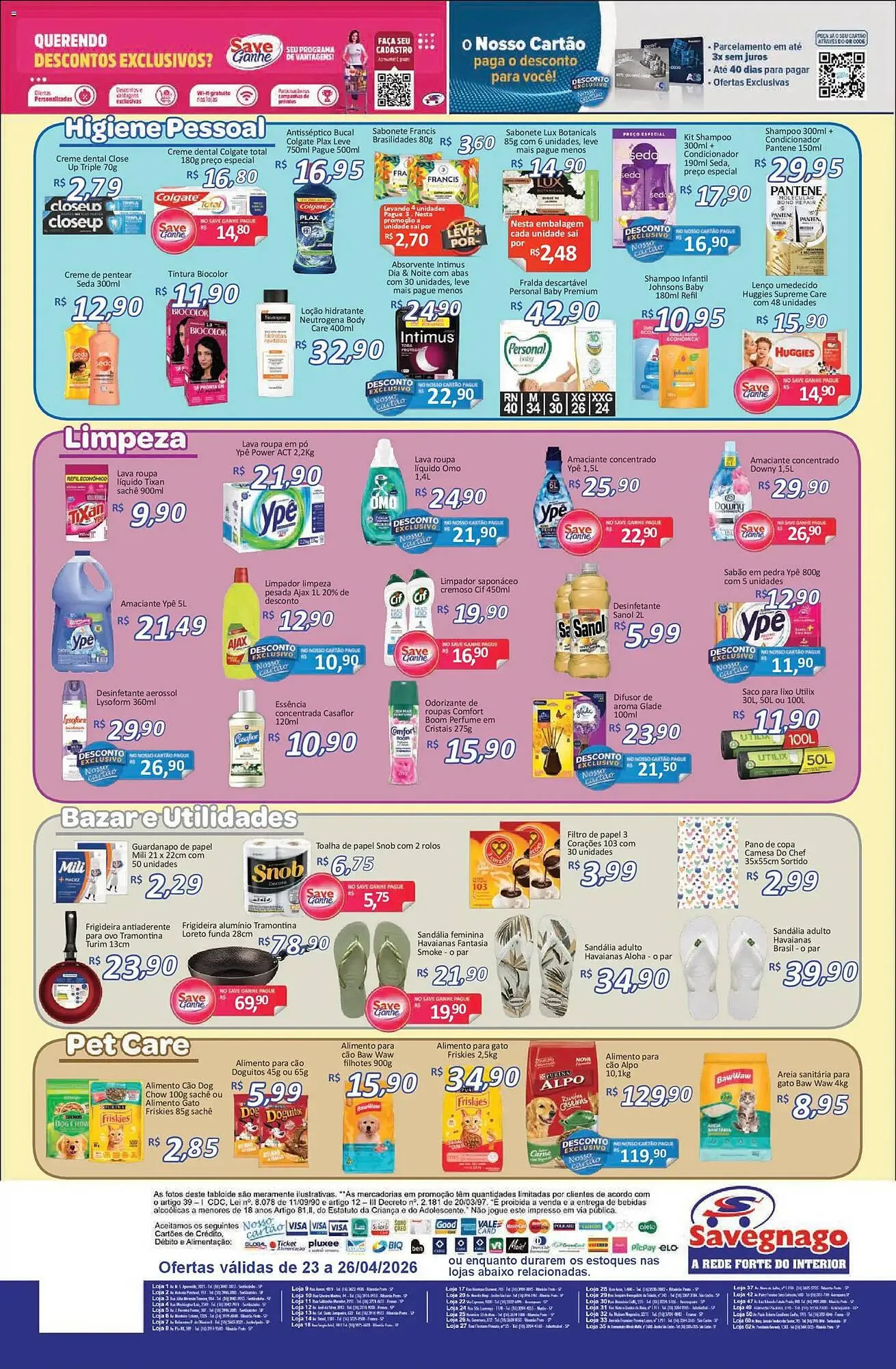Encarte de Catálogo Supermercados Savegnago 23 de abril até 26 de abril 2026 - Pagina 4