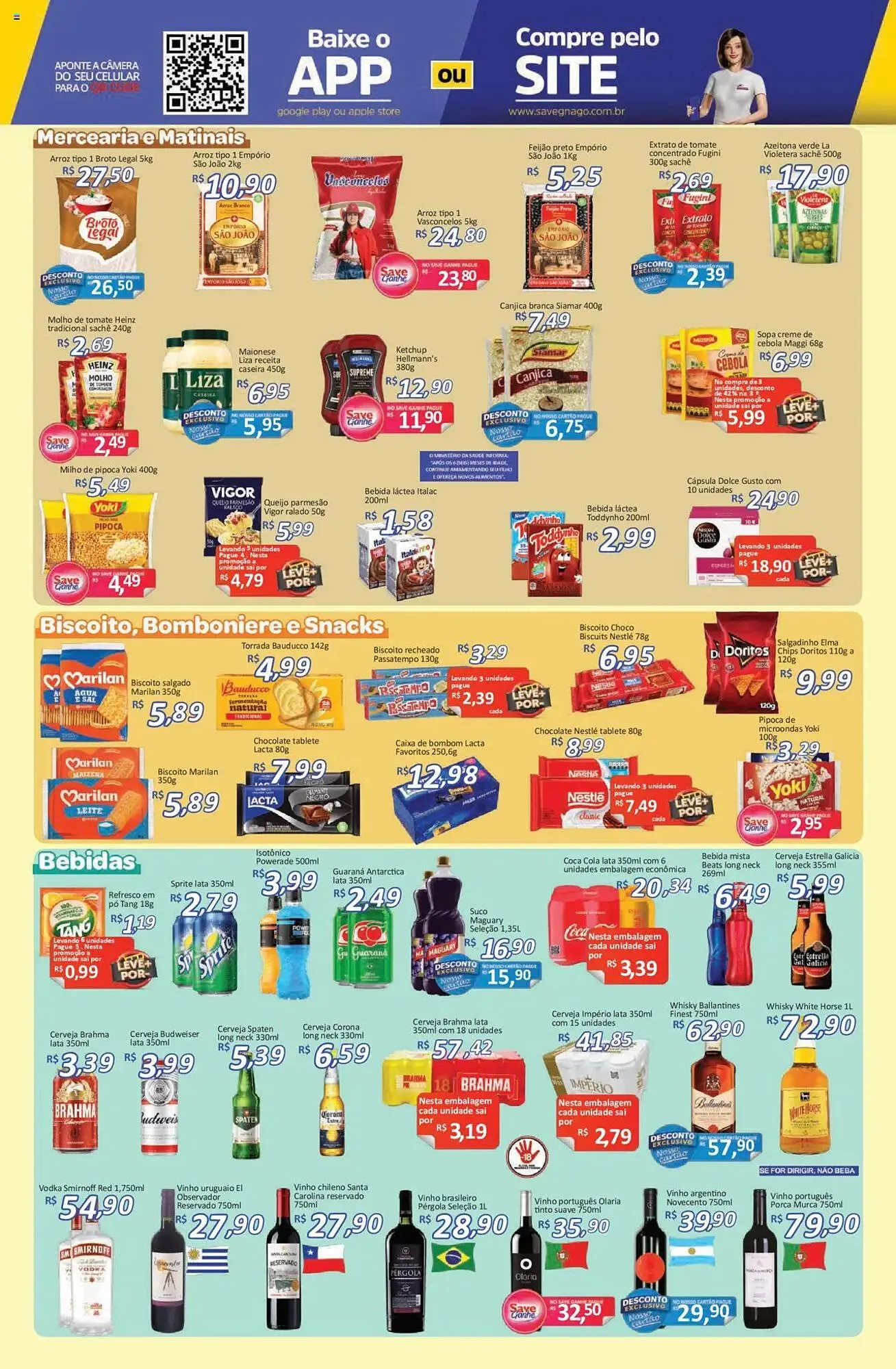 Encarte de Catálogo Supermercados Savegnago 6 de junho até 9 de julho 2025 - Pagina 3