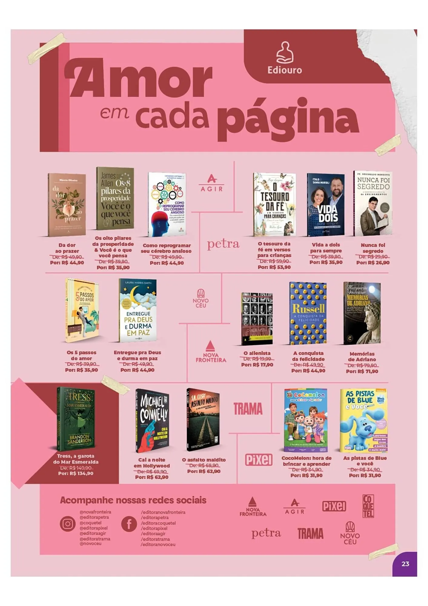 Encarte de Catálogo Livraria Leitura 13 de junho até 16 de julho 2023 - Pagina 23