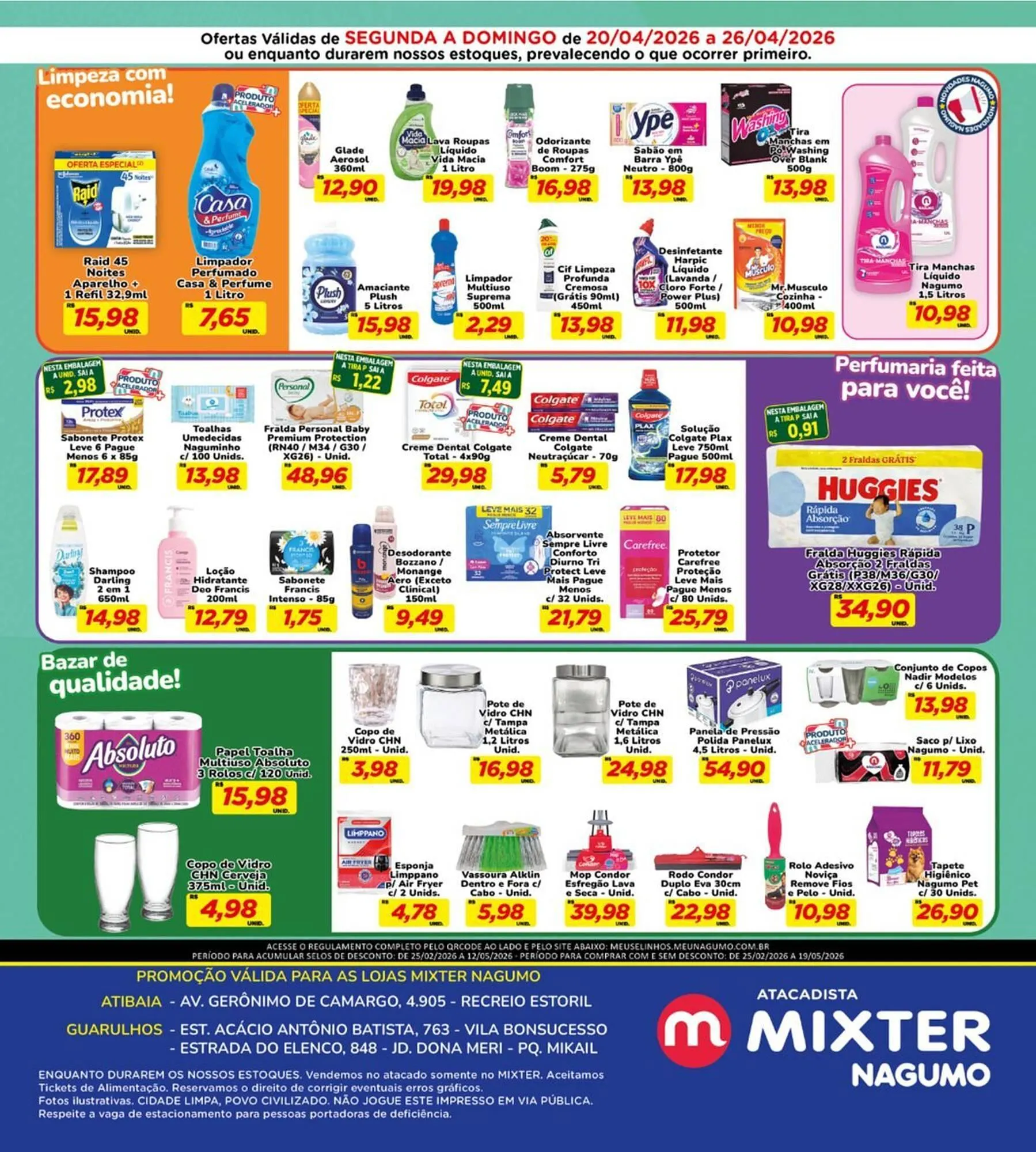 Encarte de Folheto Nagumo 20 de abril até 26 de abril 2026 - Pagina 4