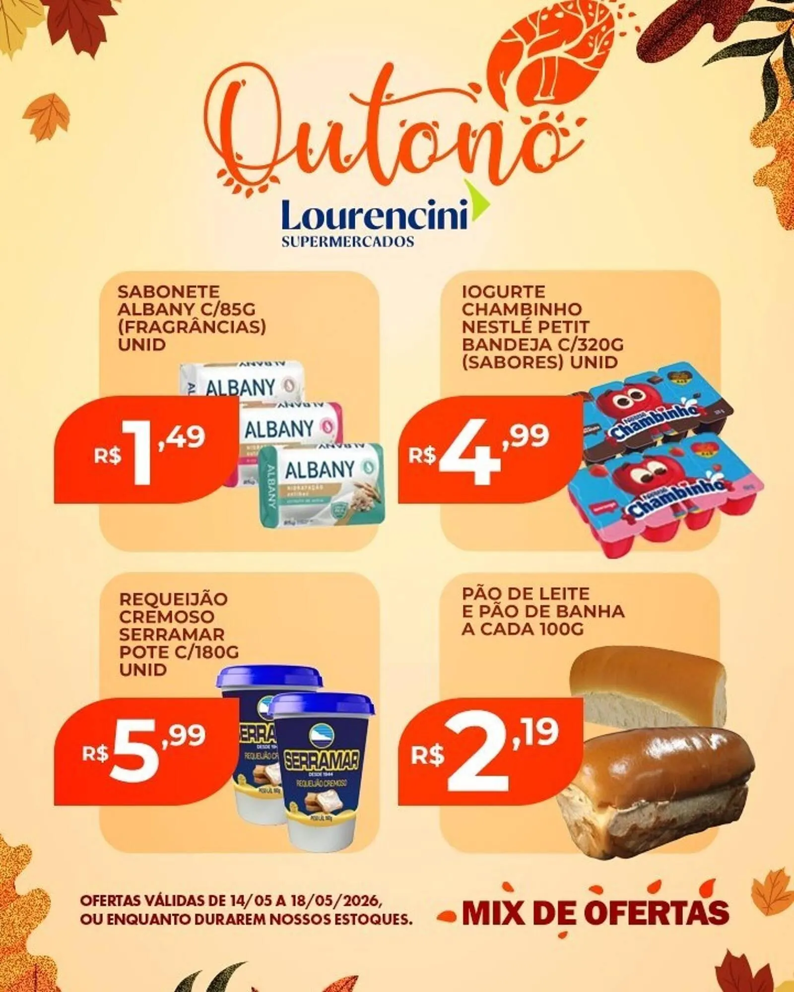 Encarte de Catálogo Lourencini Supermercados 16 de maio até 18 de maio 2026 - Pagina 3