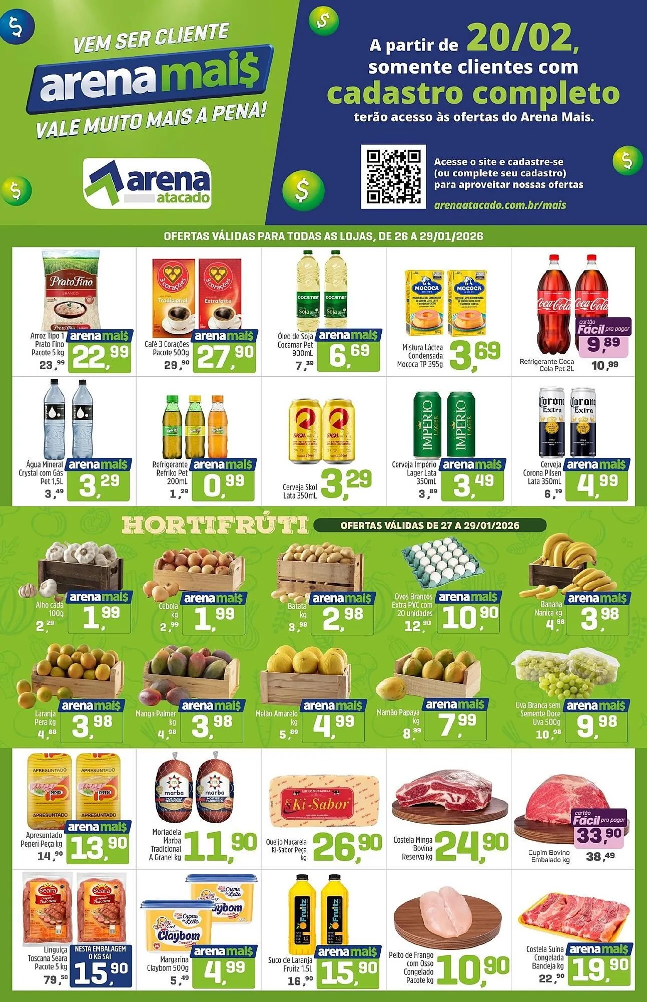 Folheto Arena Atacado - 1