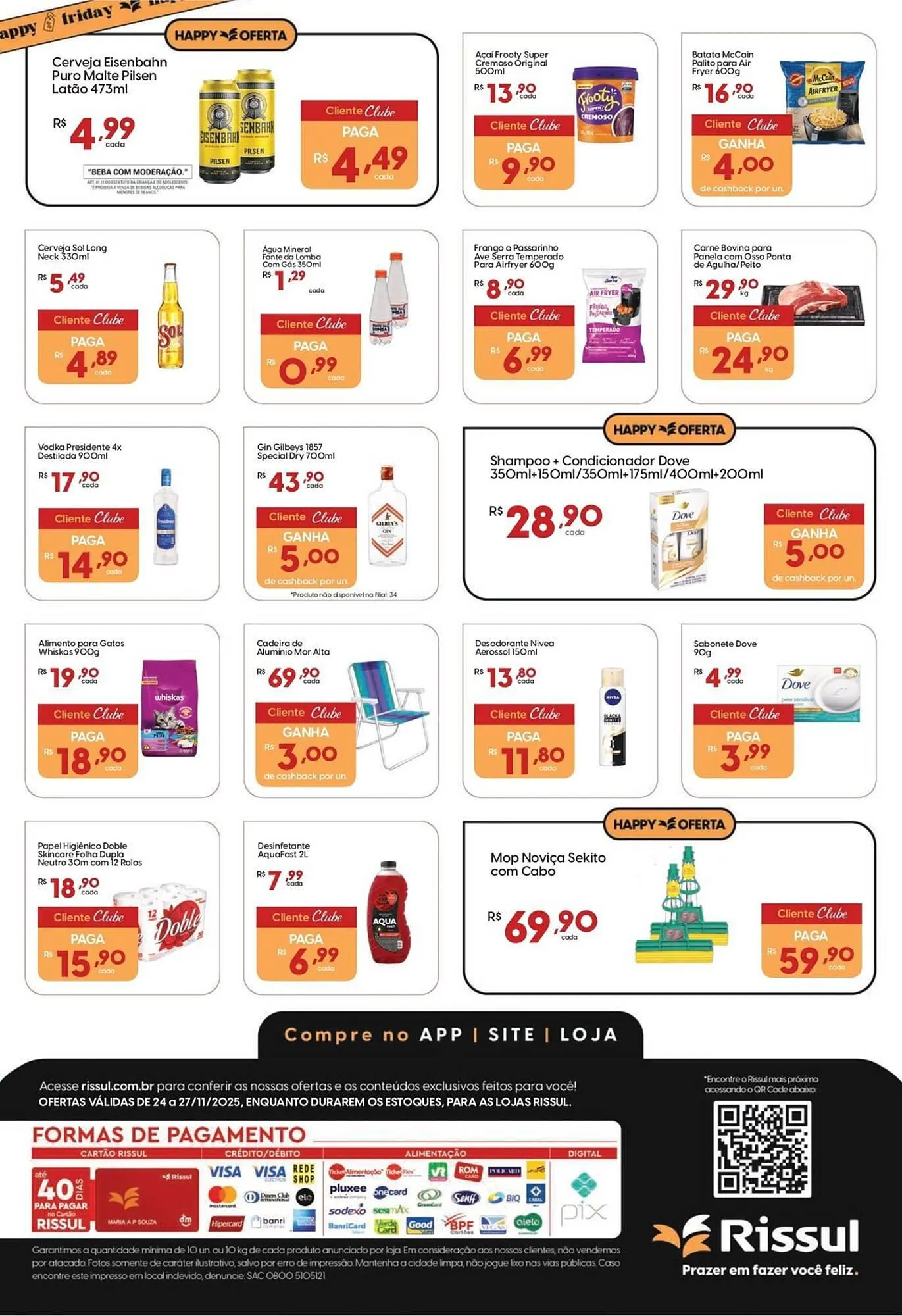 Encarte de Catálogo Supper Rissul 24 de novembro até 27 de novembro 2025 - Pagina 3