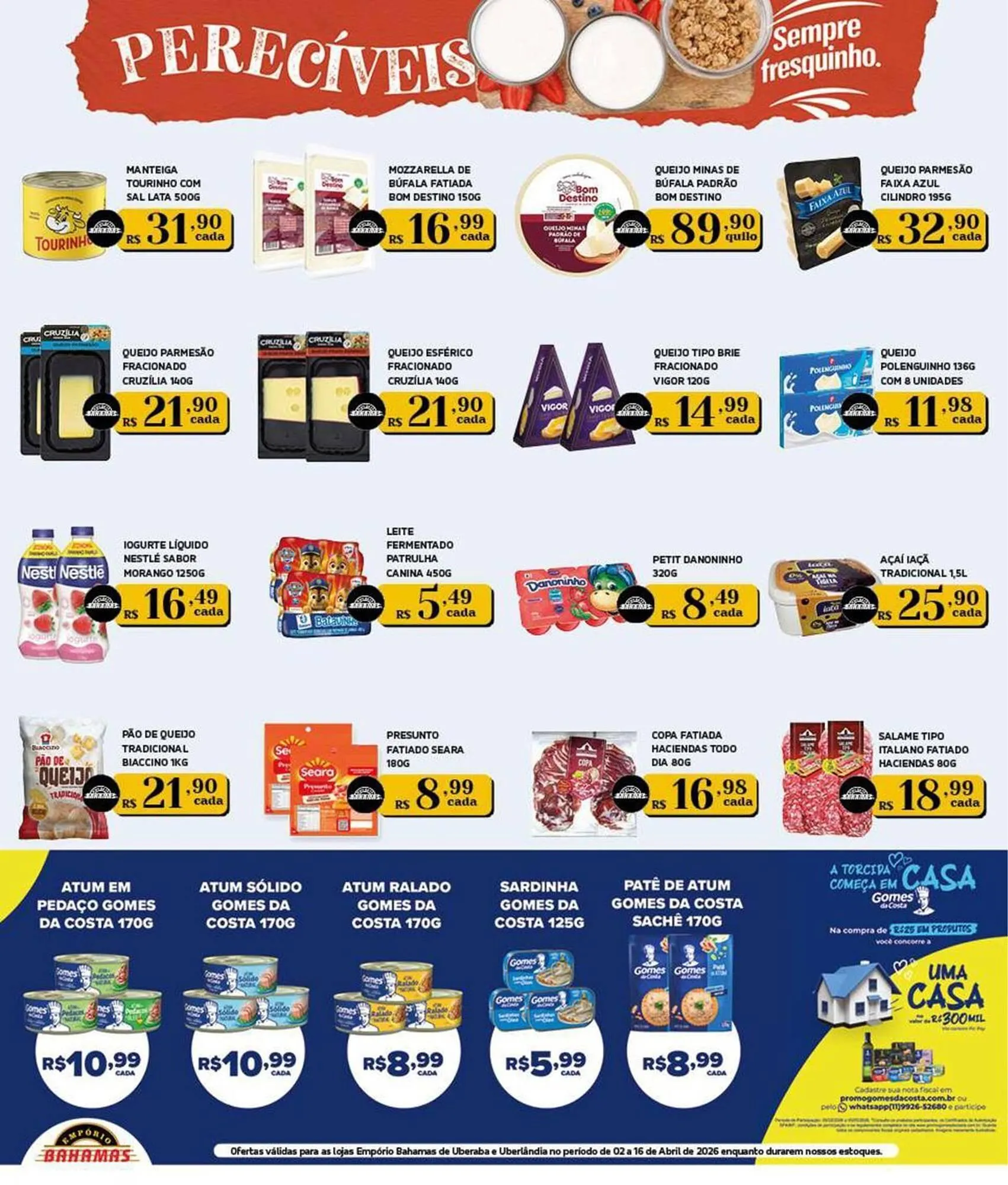 Encarte de Catálogo Empório Bahamas 2 de abril até 16 de abril 2026 - Pagina 10