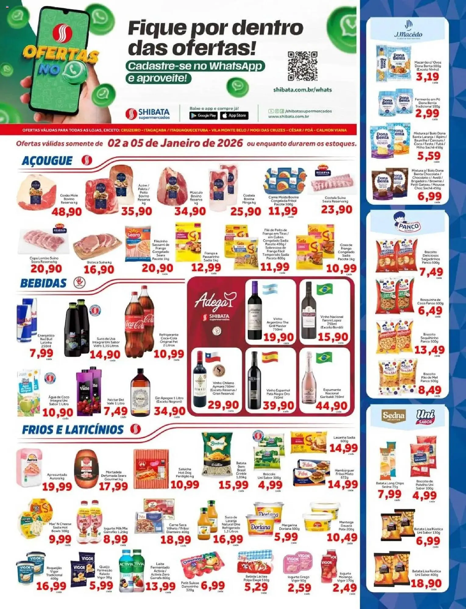 Encarte de Folheto Shibata Supermercados 2 de janeiro até 5 de janeiro 2026 - Pagina 1