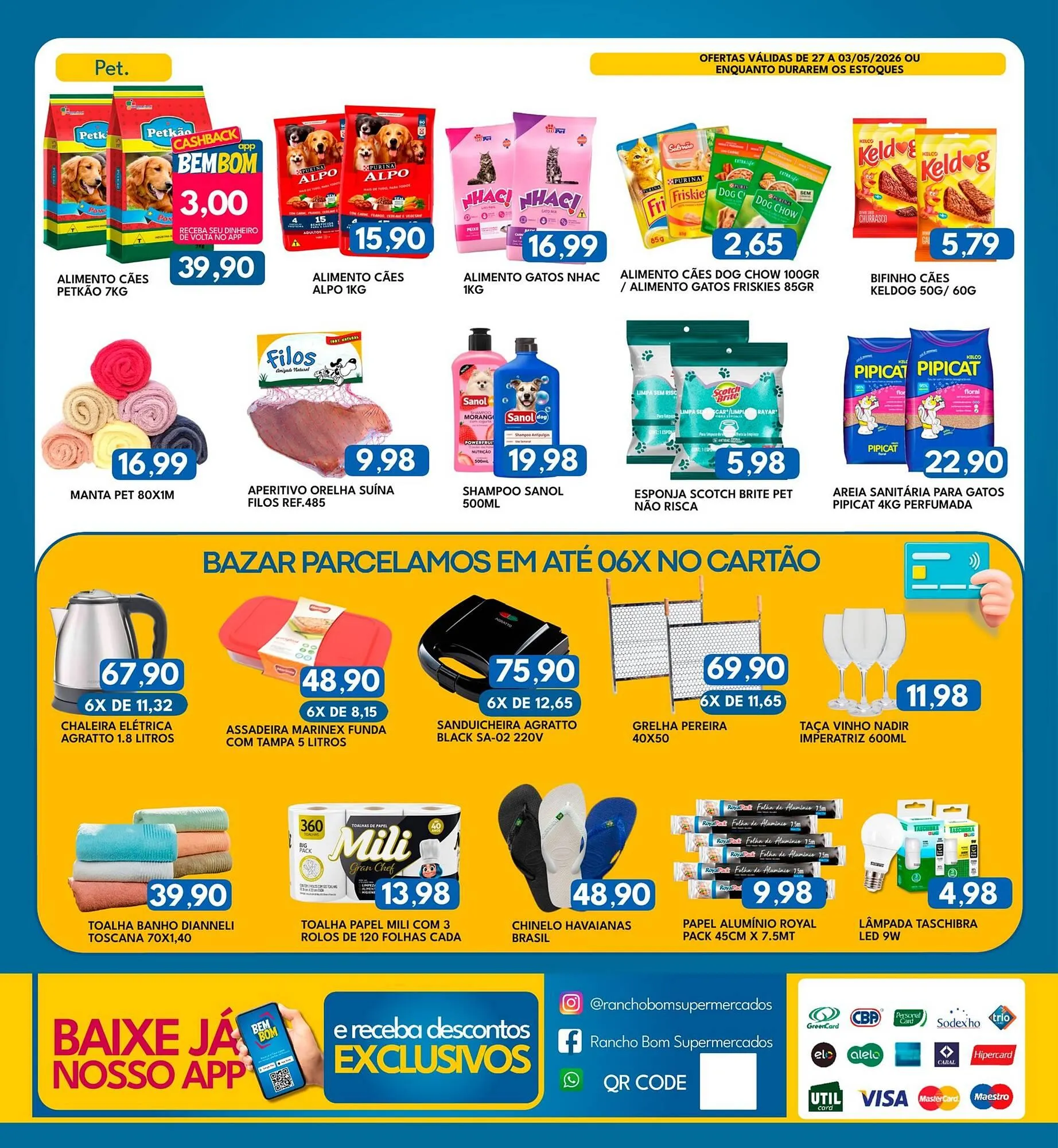 Encarte de Catálogo Rancho Bom Supermercados 27 de abril até 3 de maio 2026 - Pagina 8