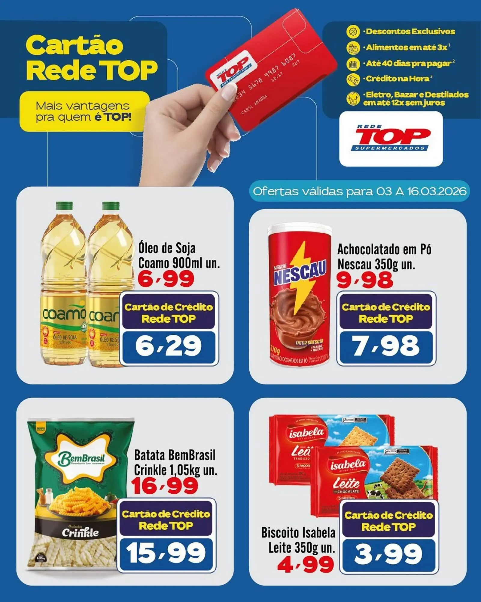 Encarte de Encarte Rede Top 2 de março até 16 de março 2026 - Pagina 1