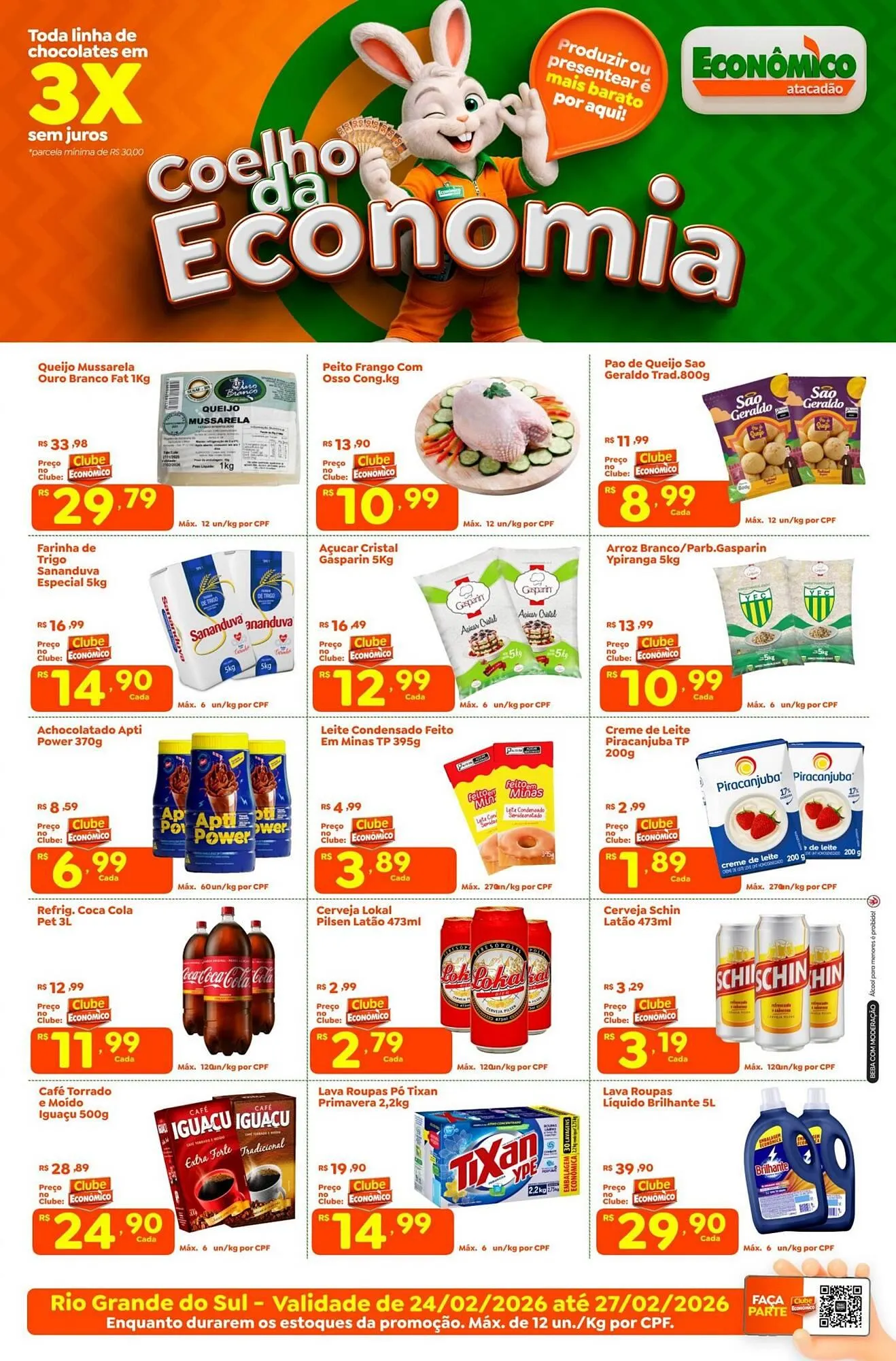 Encarte de Catálogo Econômico Atacadão 23 de fevereiro até 27 de fevereiro 2026 - Pagina 1