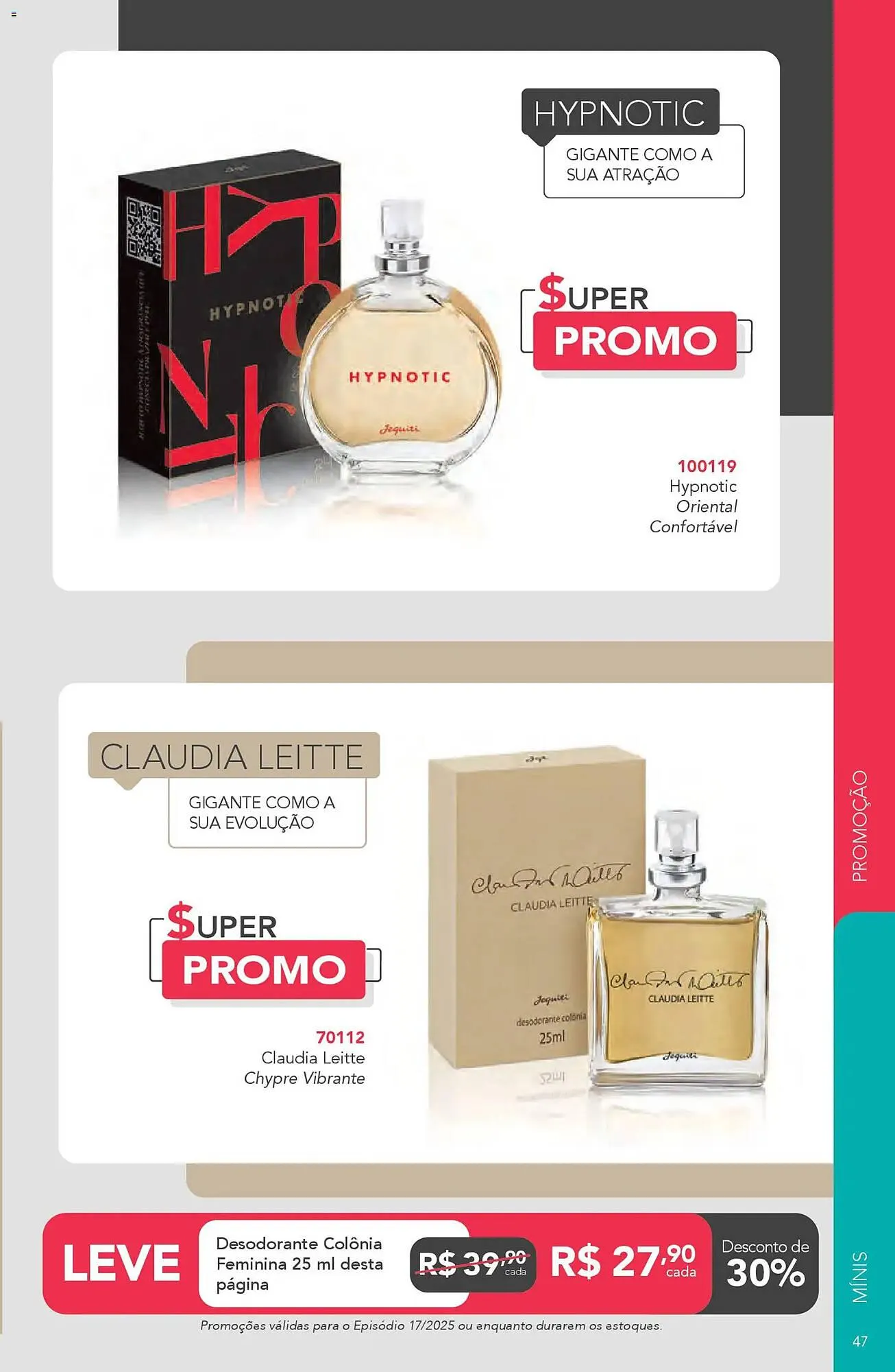 Encarte de Catálogo Jequiti 2 de dezembro até 31 de dezembro 2025 - Pagina 47