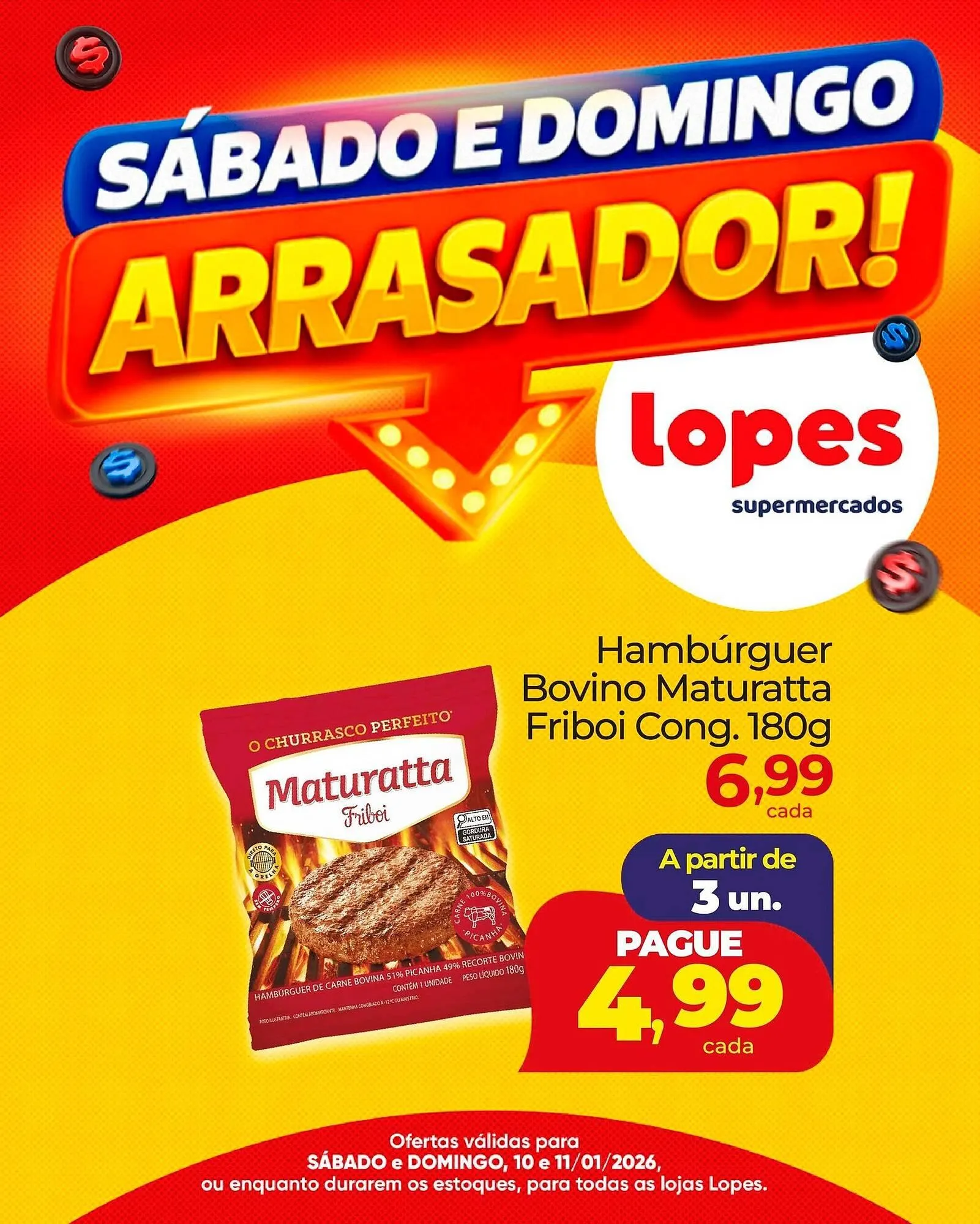 Encarte de Folheto Lopes Supermercados 10 de janeiro até 11 de janeiro 2026 - Pagina 3