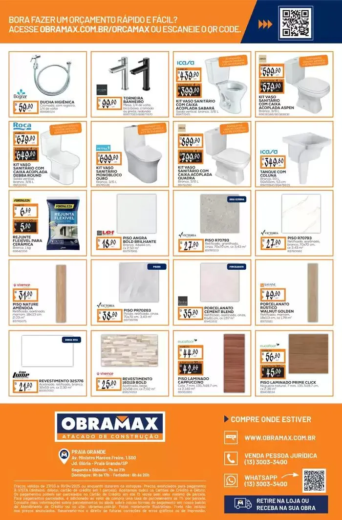 Encarte de Encarte Obramax 27 de março até 16 de abril 2025 - Pagina 2