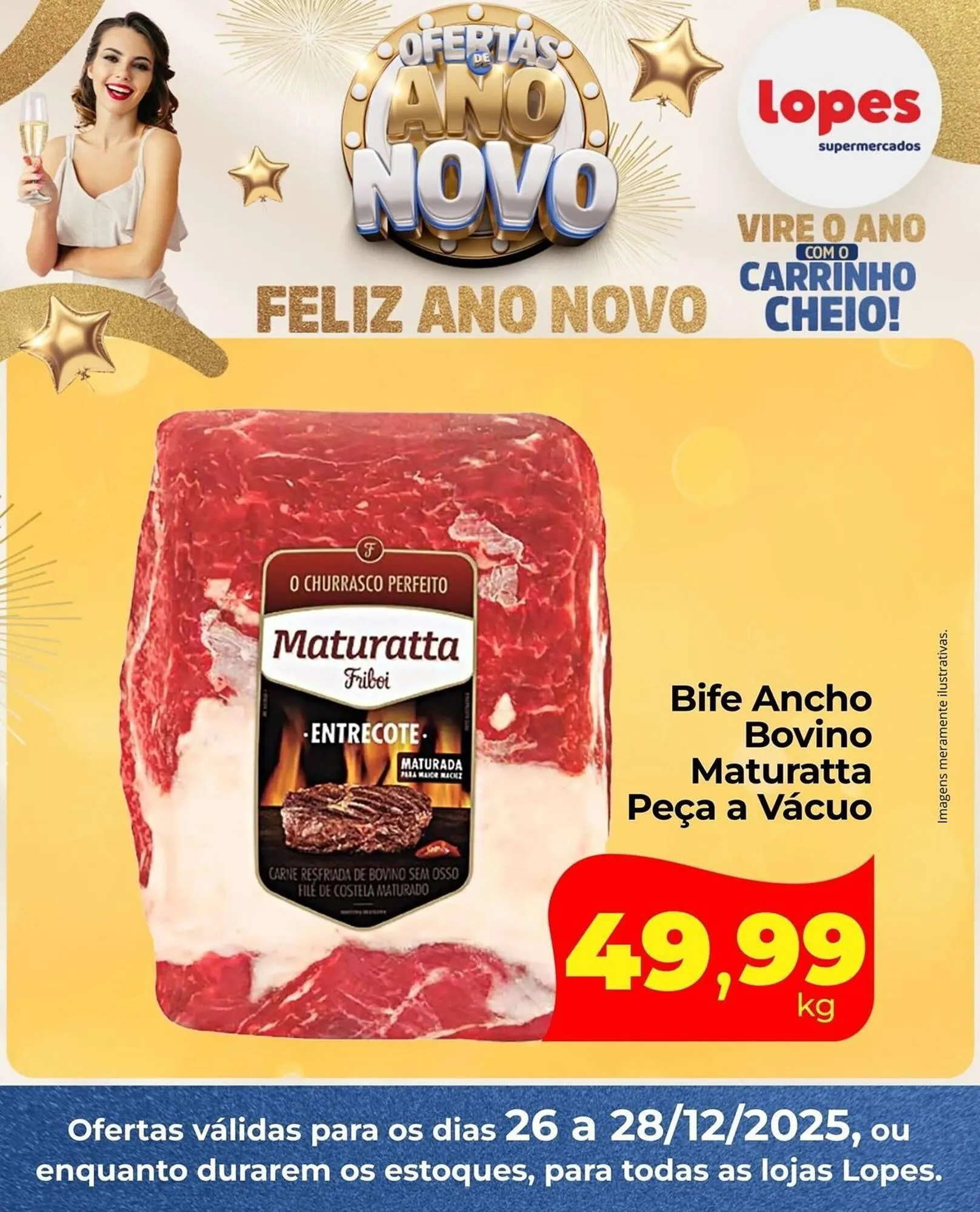 Encarte de Folheto Lopes Supermercados 26 de dezembro até 28 de dezembro 2025 - Pagina 1