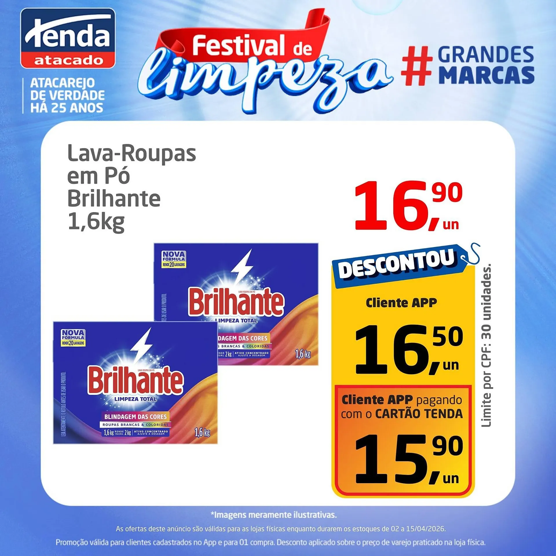 Encarte de Folheto Tenda Atacado 14 de abril até 15 de abril 2026 - Pagina 1