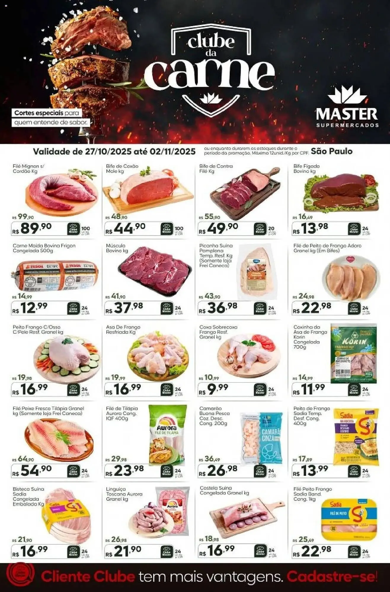 Encarte de Folheto Master Supermercados 27 de outubro até 31 de outubro 2025 - Pagina 3