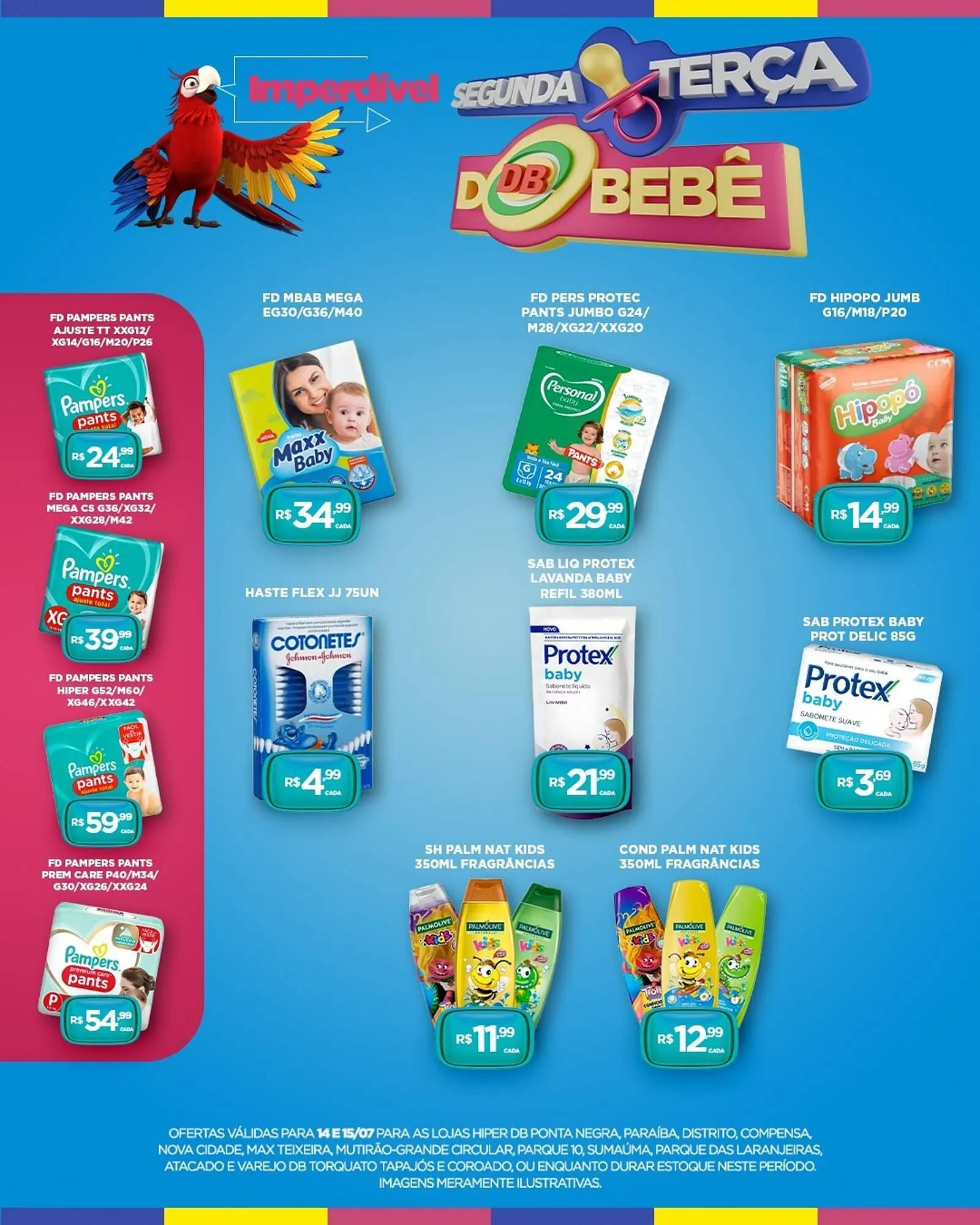 Encarte de Catálogo DB Supermercados 14 de julho até 15 de julho 2025 - Pagina 1