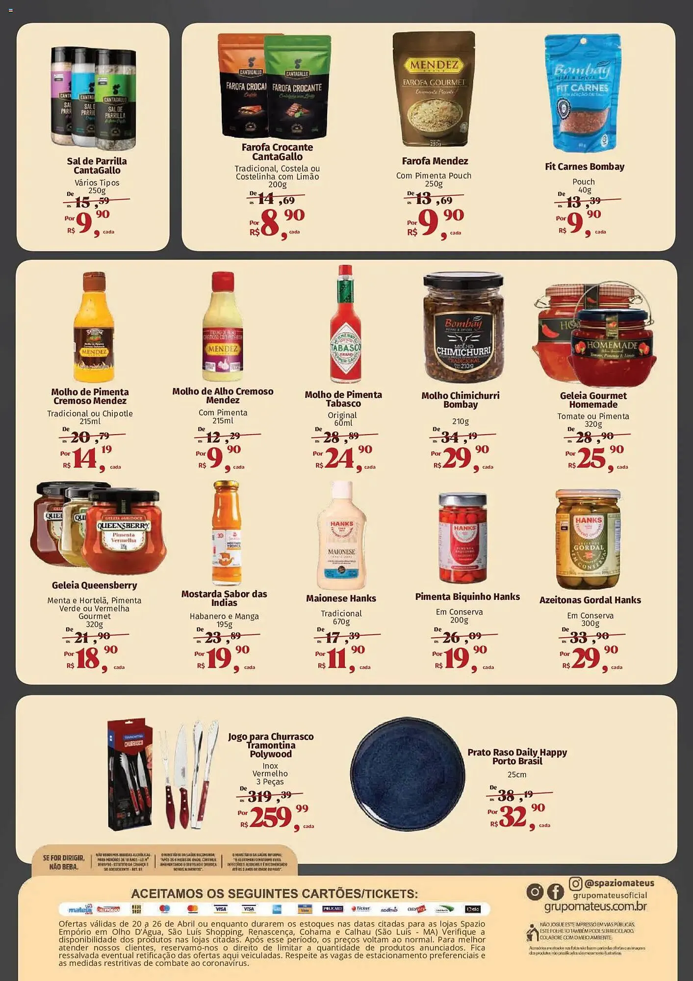 Encarte de Catálogo Supermercados Mateus 20 de abril até 26 de abril 2026 - Pagina 4