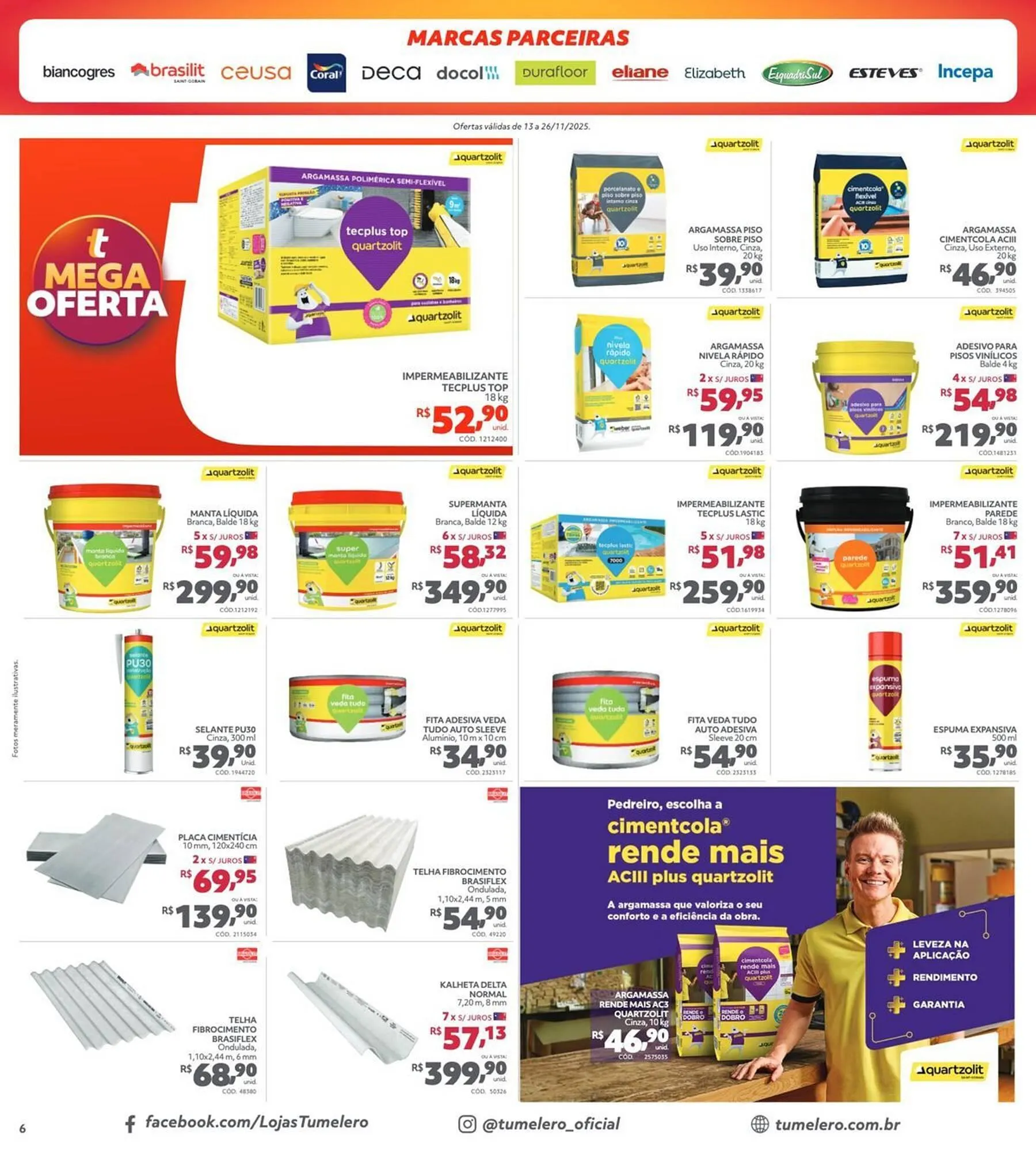 Encarte de Catálogo Tumelero 13 de novembro até 26 de novembro 2025 - Pagina 6