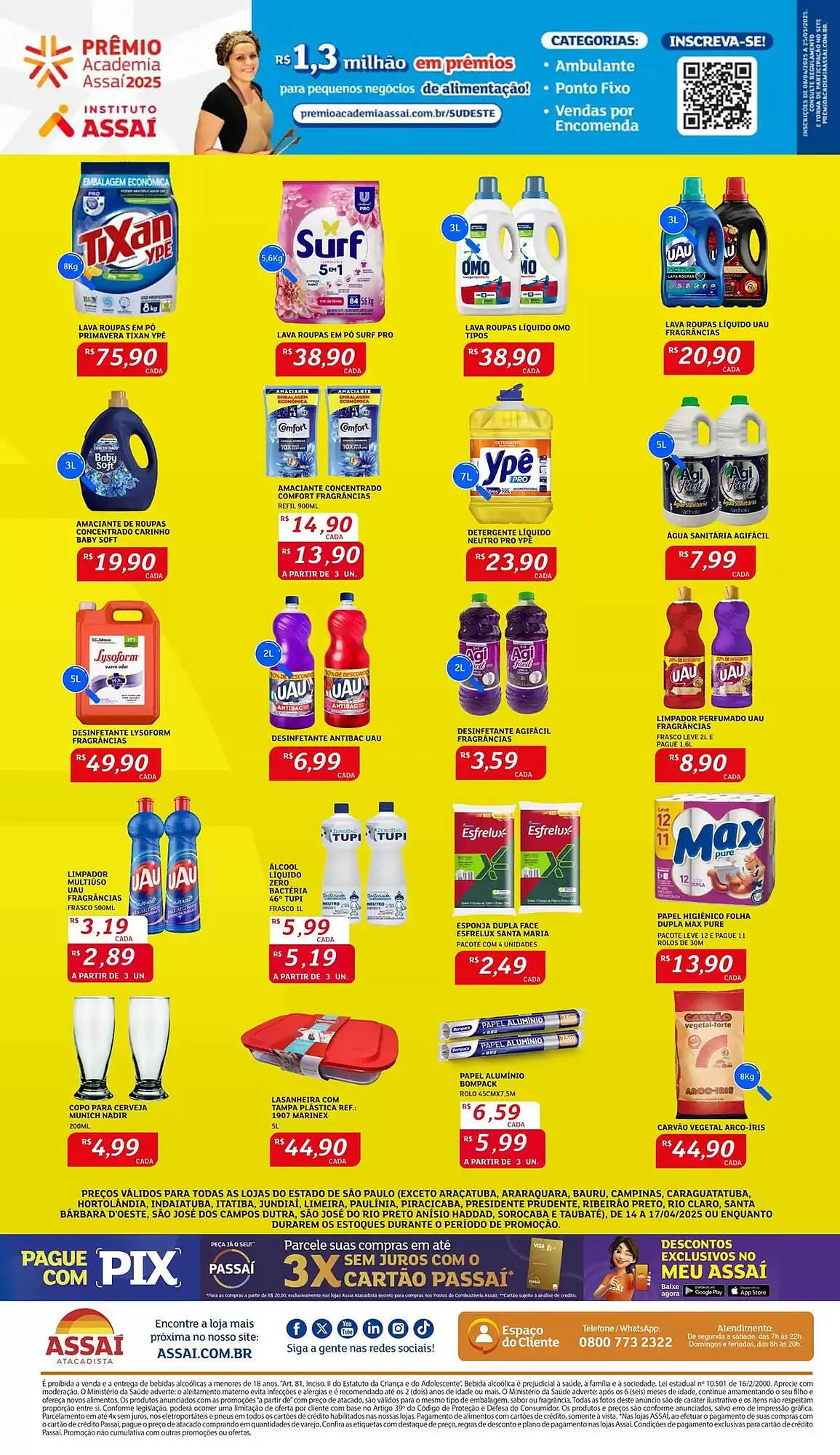 Encarte de Catálogo Assaí Atacadista 14 de abril até 17 de abril 2025 - Pagina 4